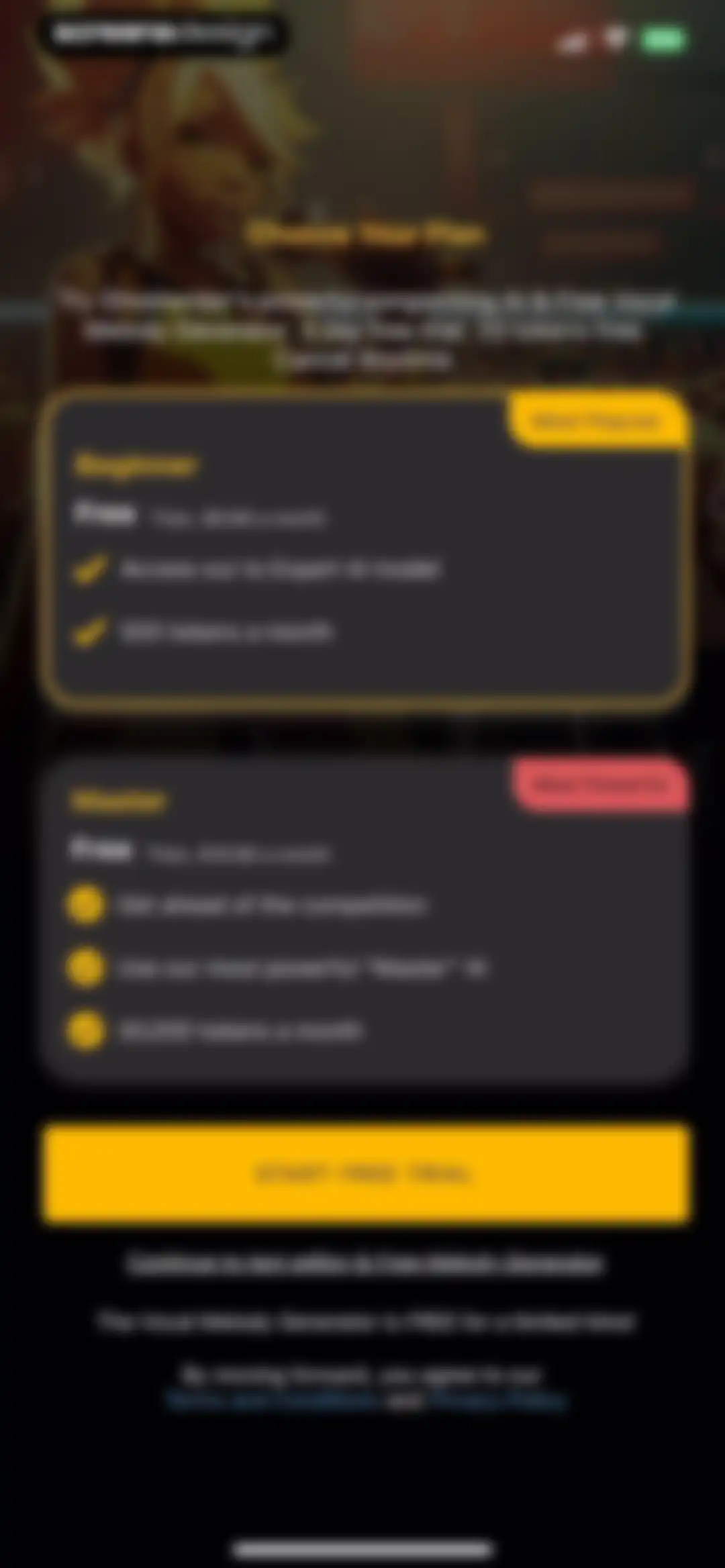 GhostWriter AI Lyrics screen 15