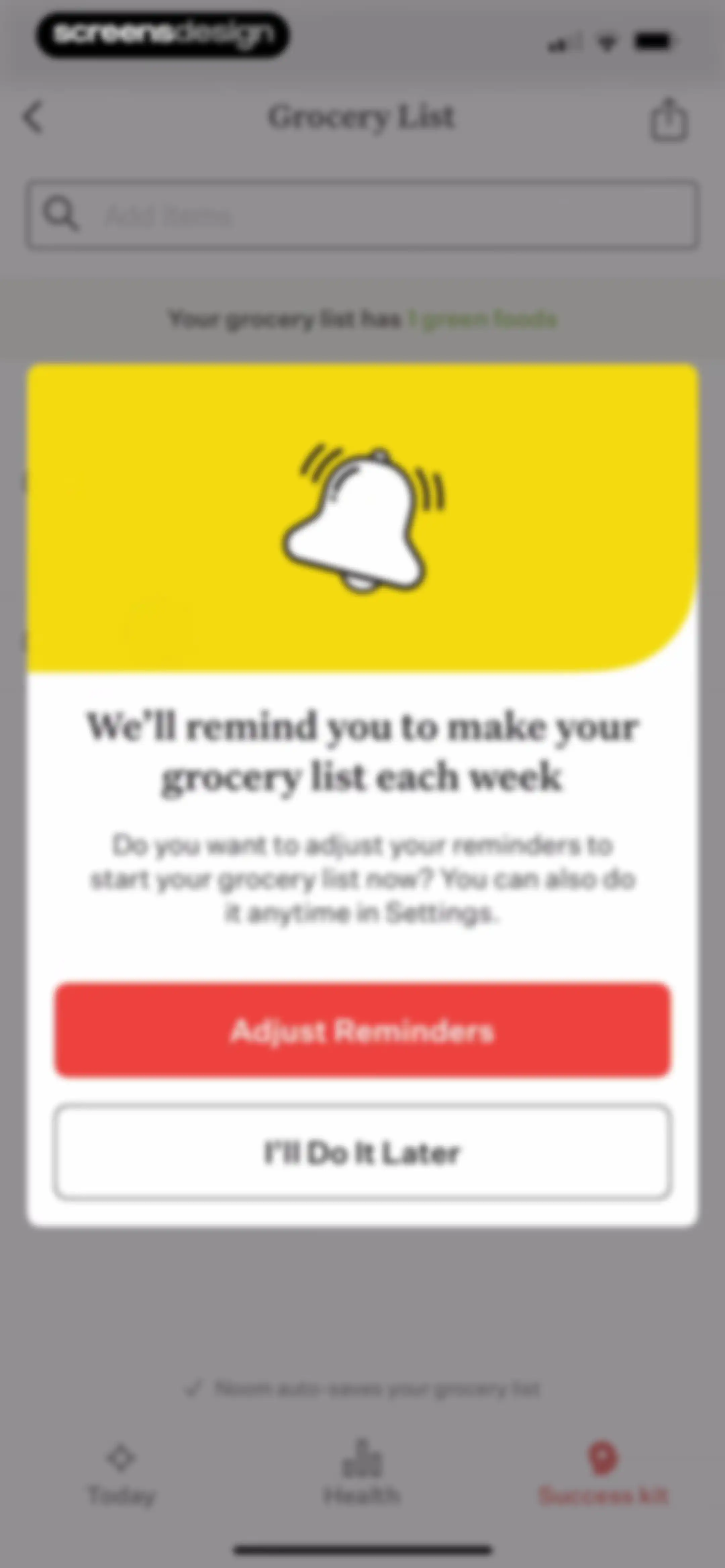 Noom Weight Loss, Food Tracker screen 299