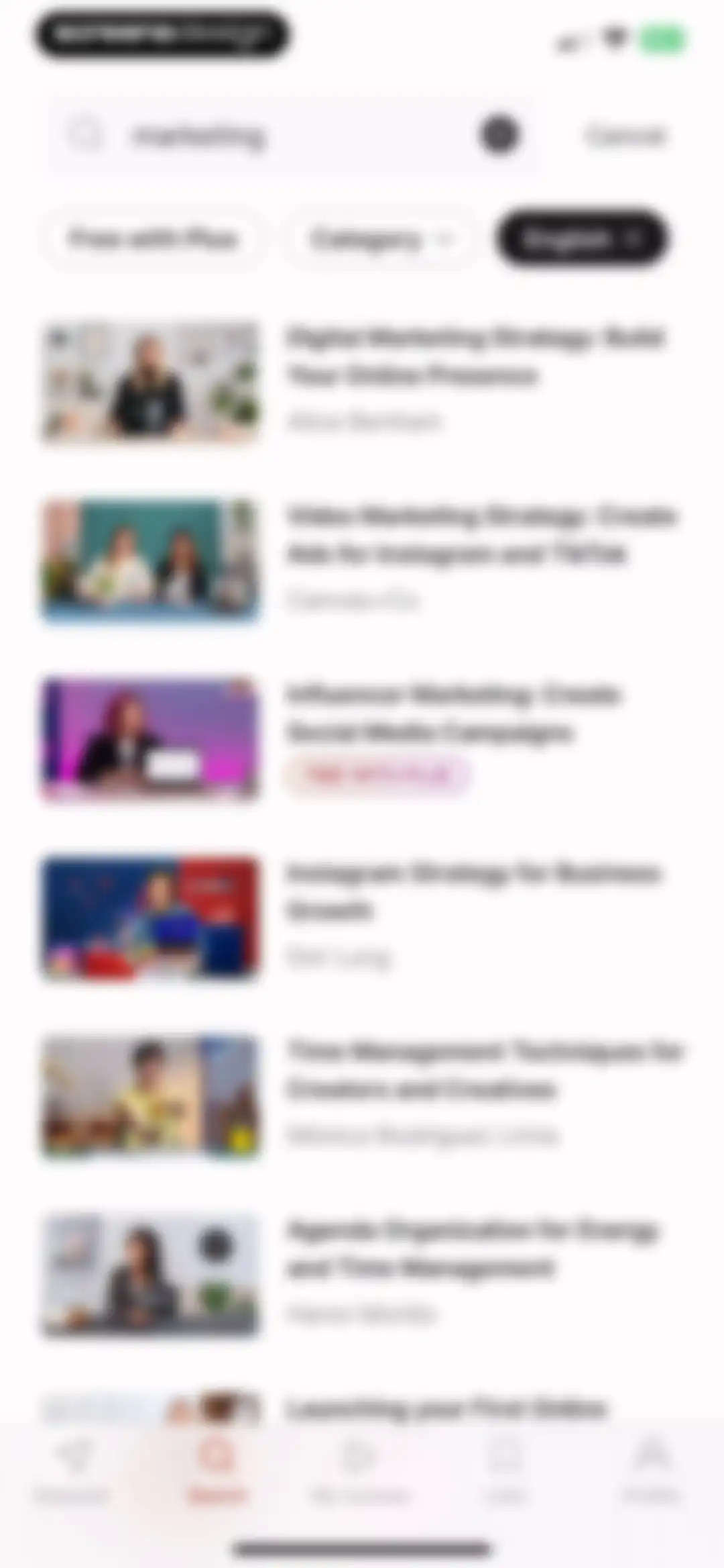 Domestika - Online courses screen 35