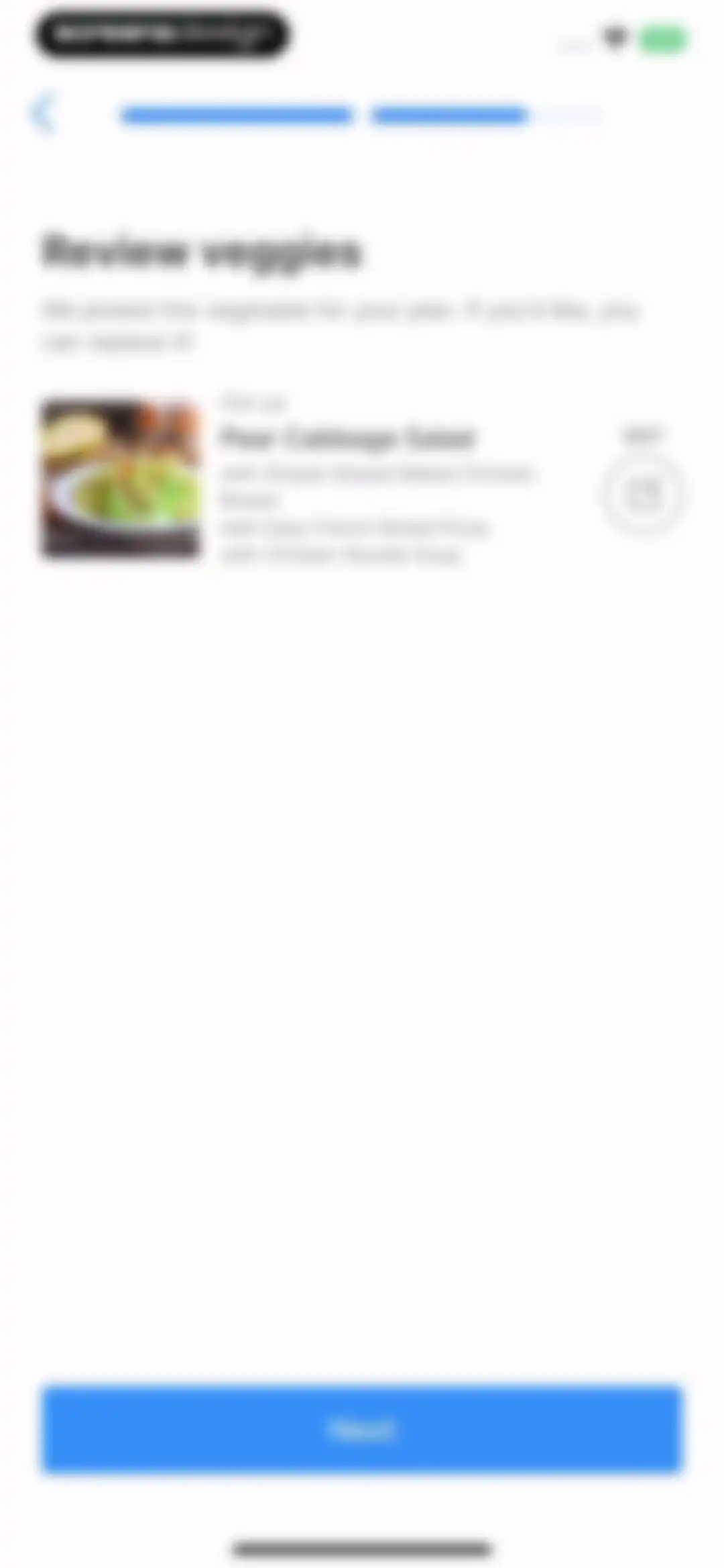 Intent - Meal Planner screen 56