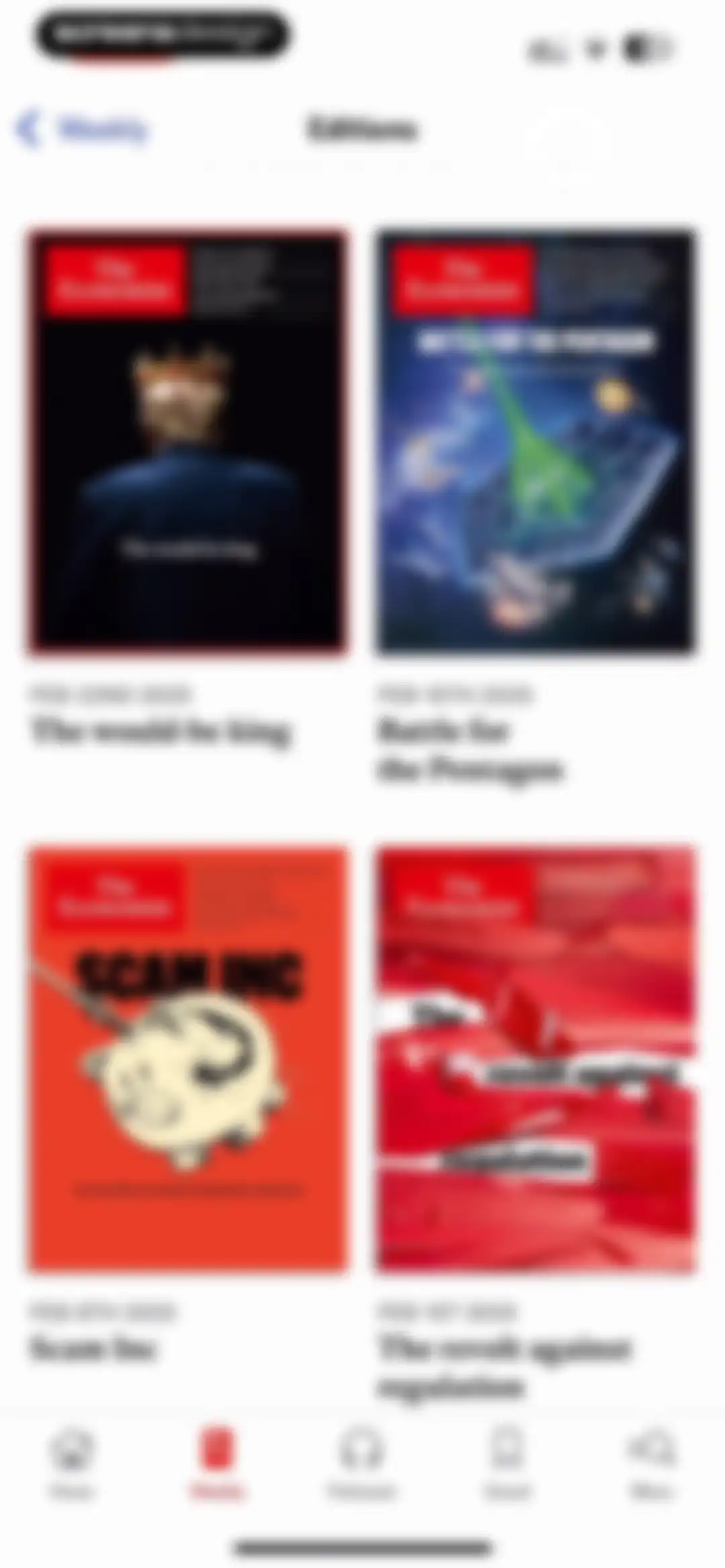 The Economist: News & Analysis screen 35