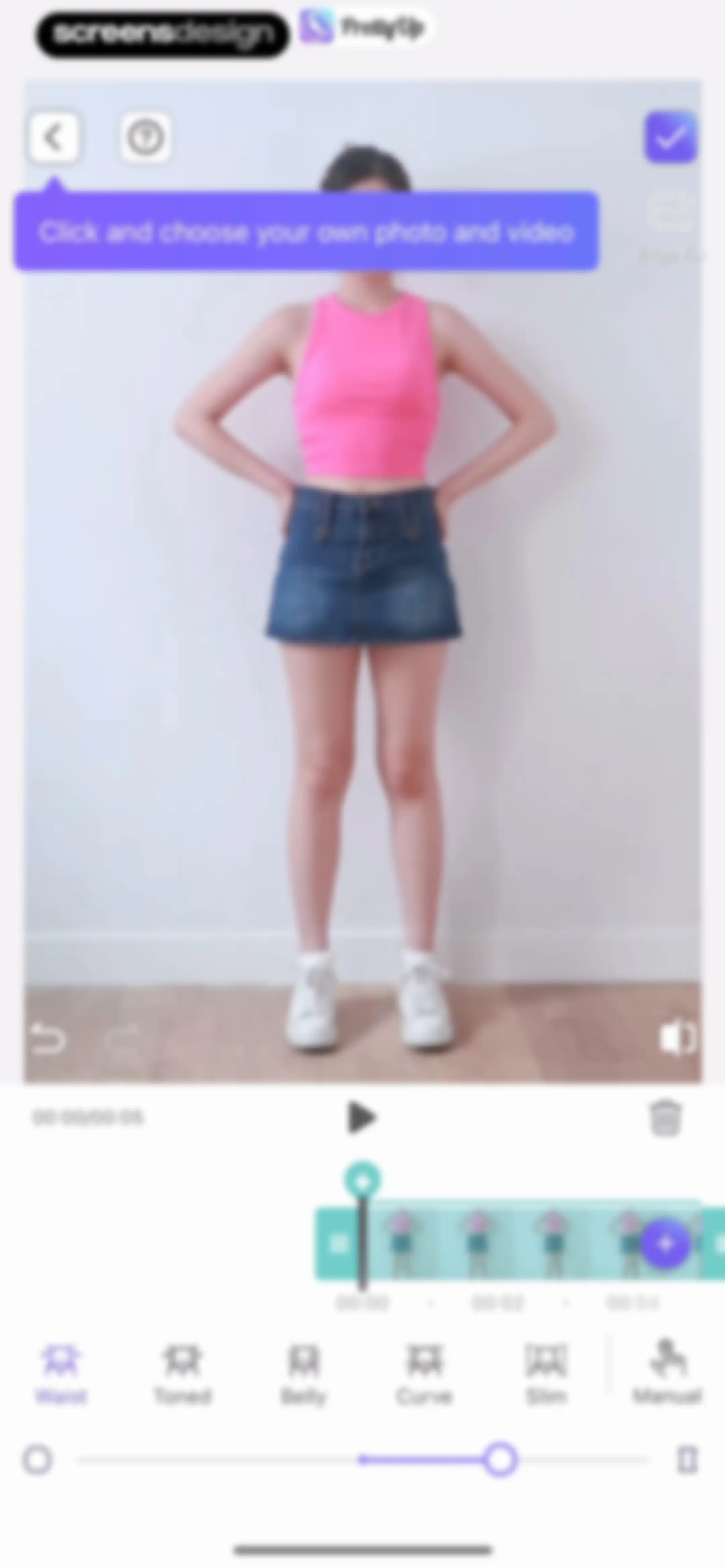 PrettyUp - Body Editor Video screen 24