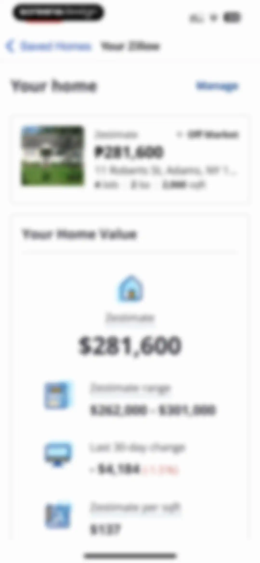 Zillow Real Estate & Rentals screen 125