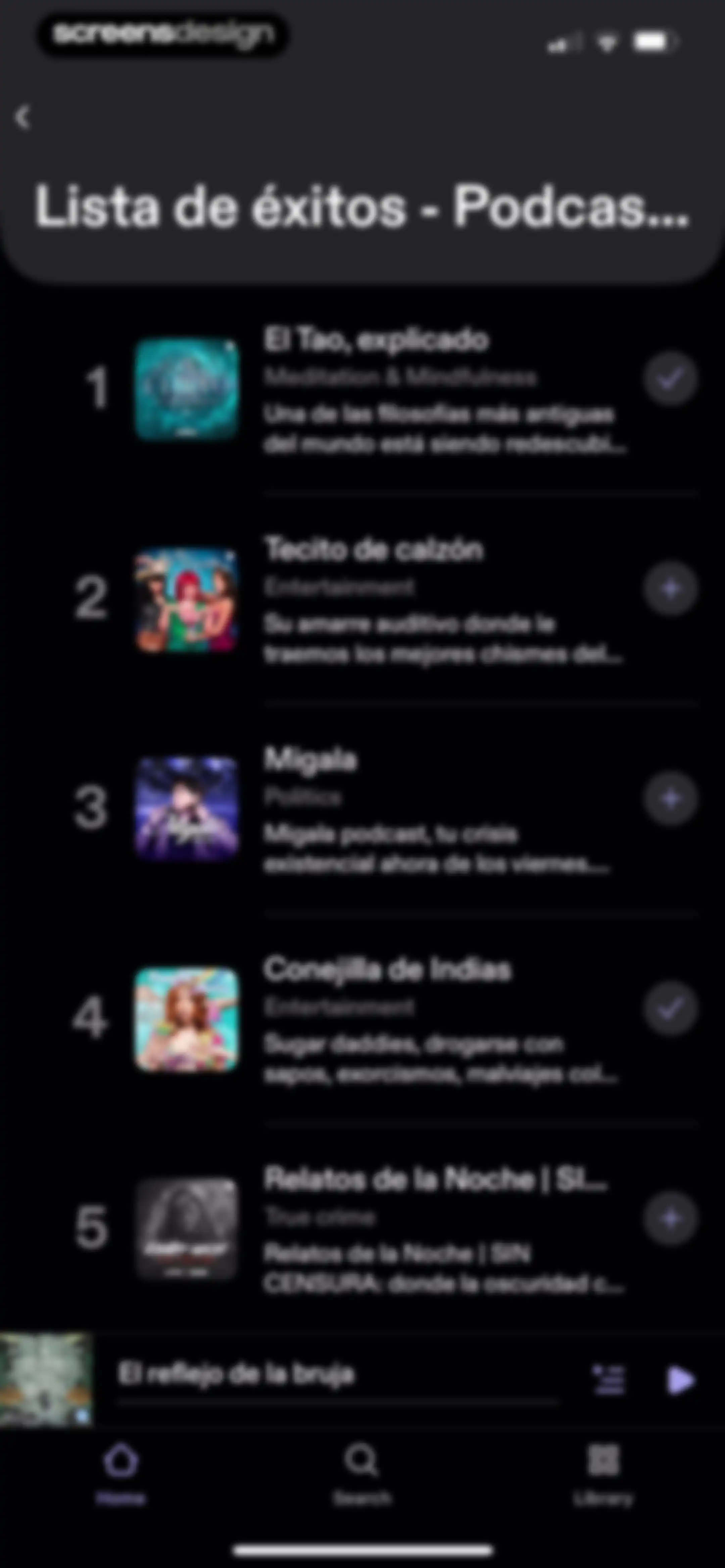 Podimo: Podcasts & audiobooks screen 43