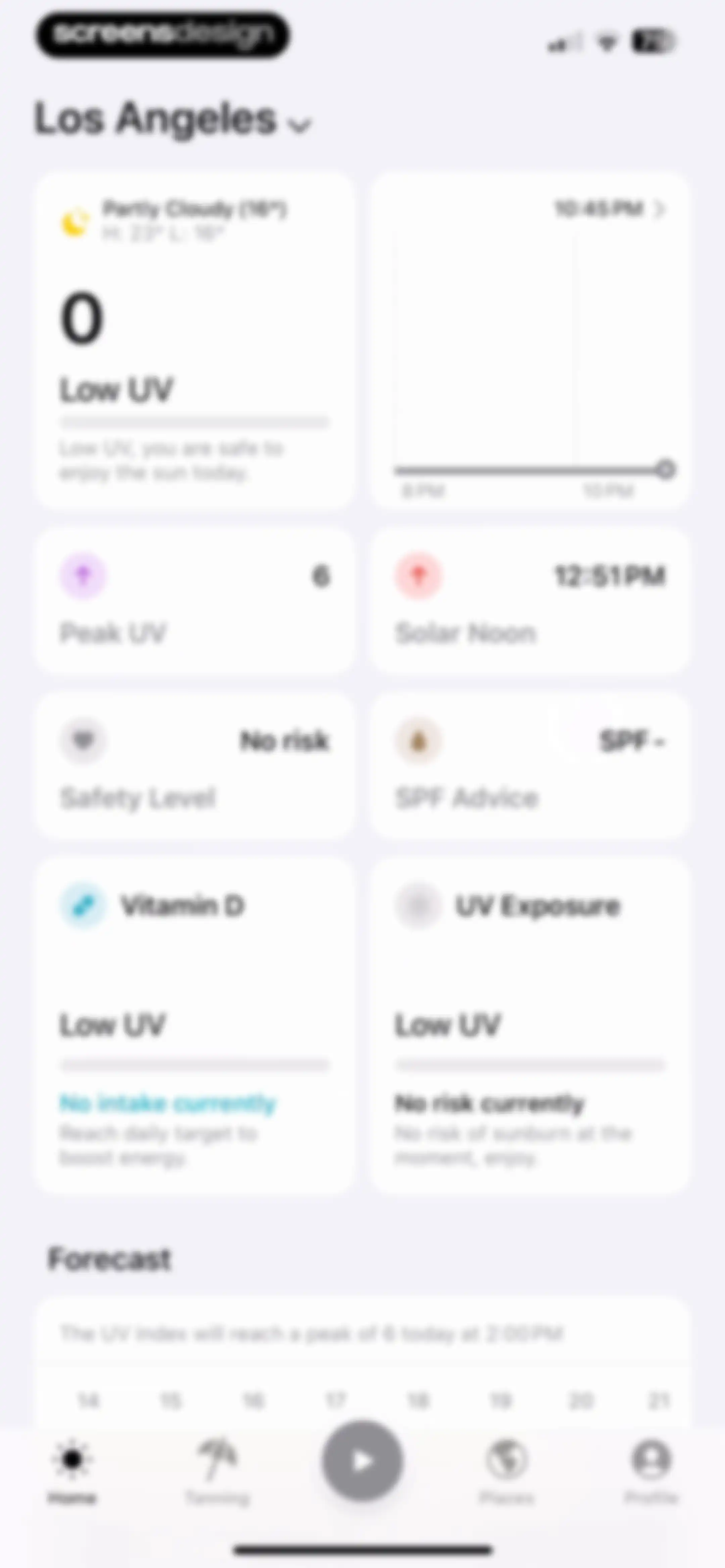 SunSafe: UV Index & Tanning screen 65