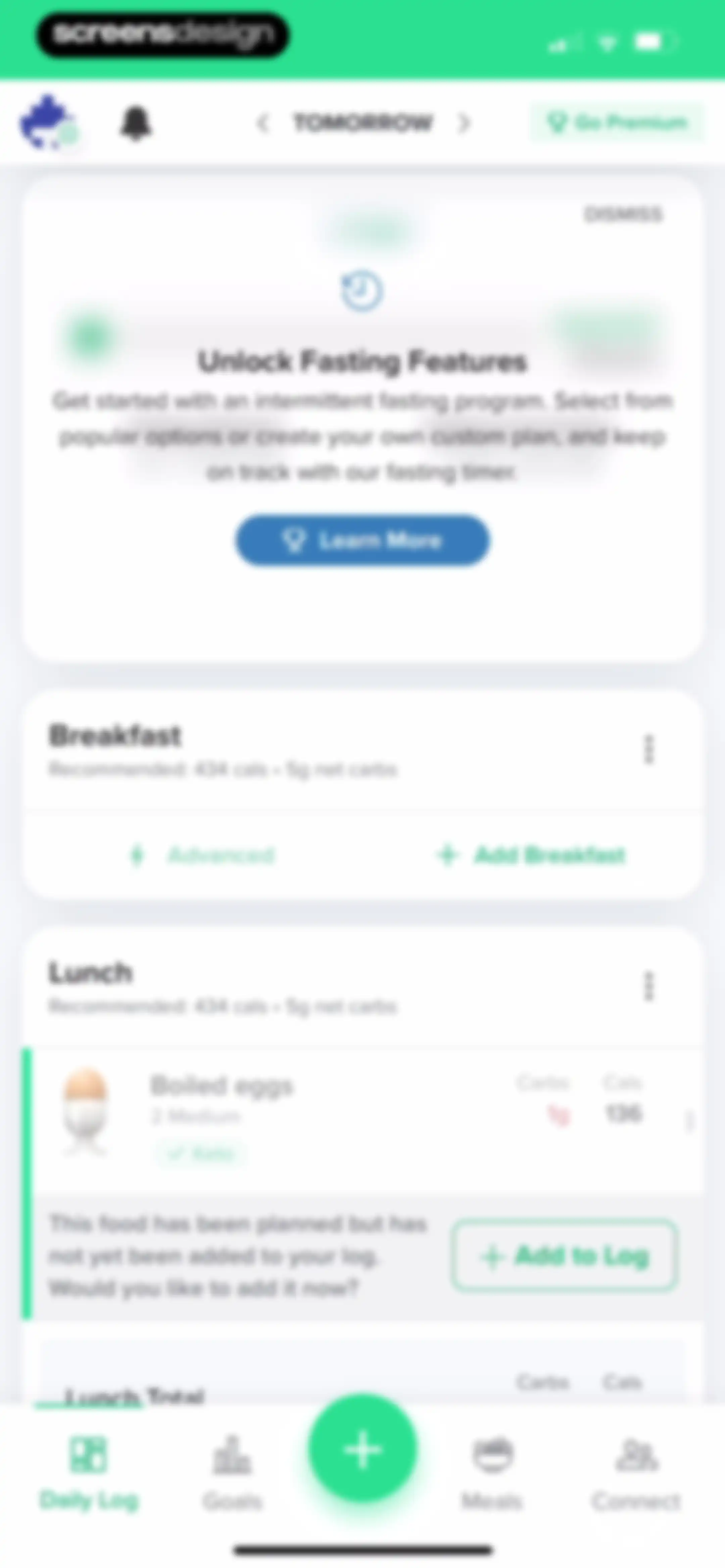 Carb Manager: Keto & Macro Log screen 82