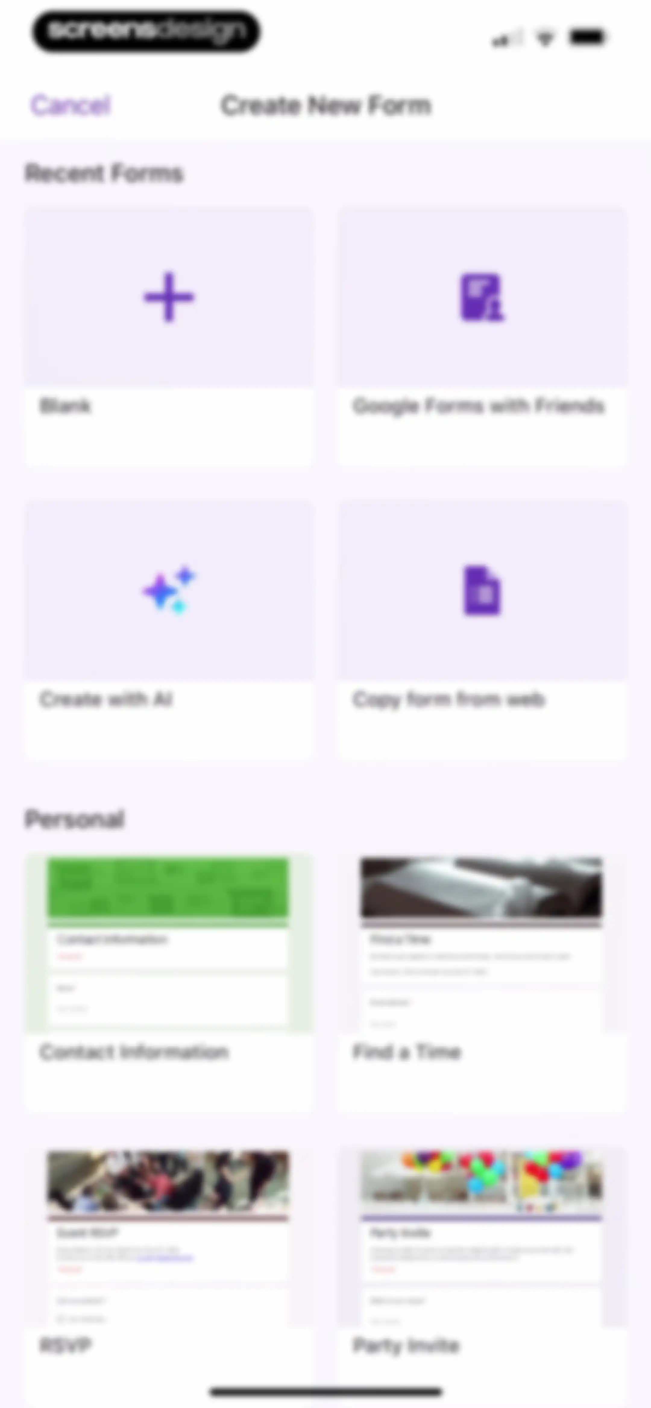 Forms for Google Docs screen 78