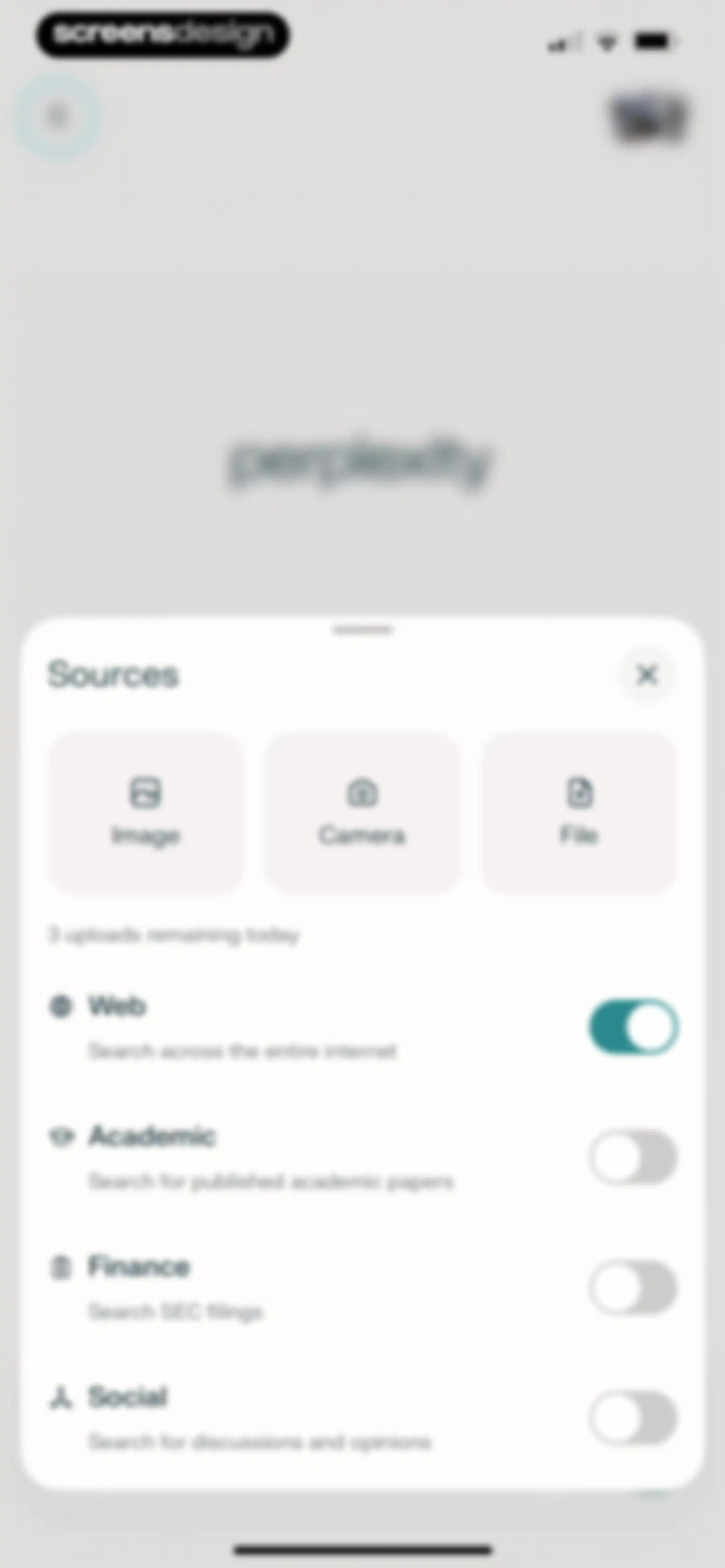 Perplexity - AI Search & Chat screen 51
