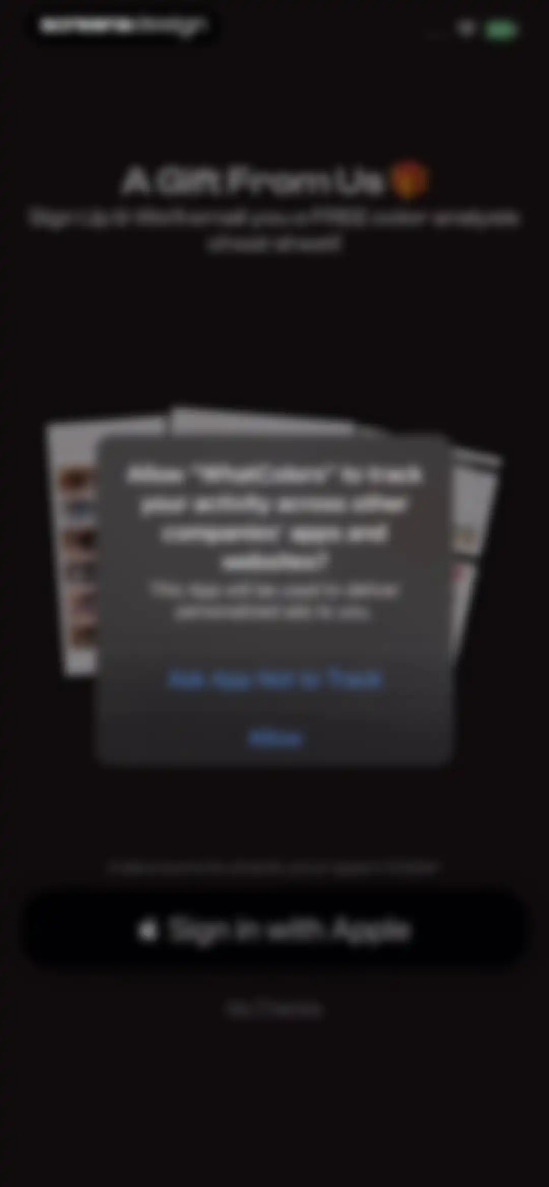 WhatColors: AI Face Try On screen 2