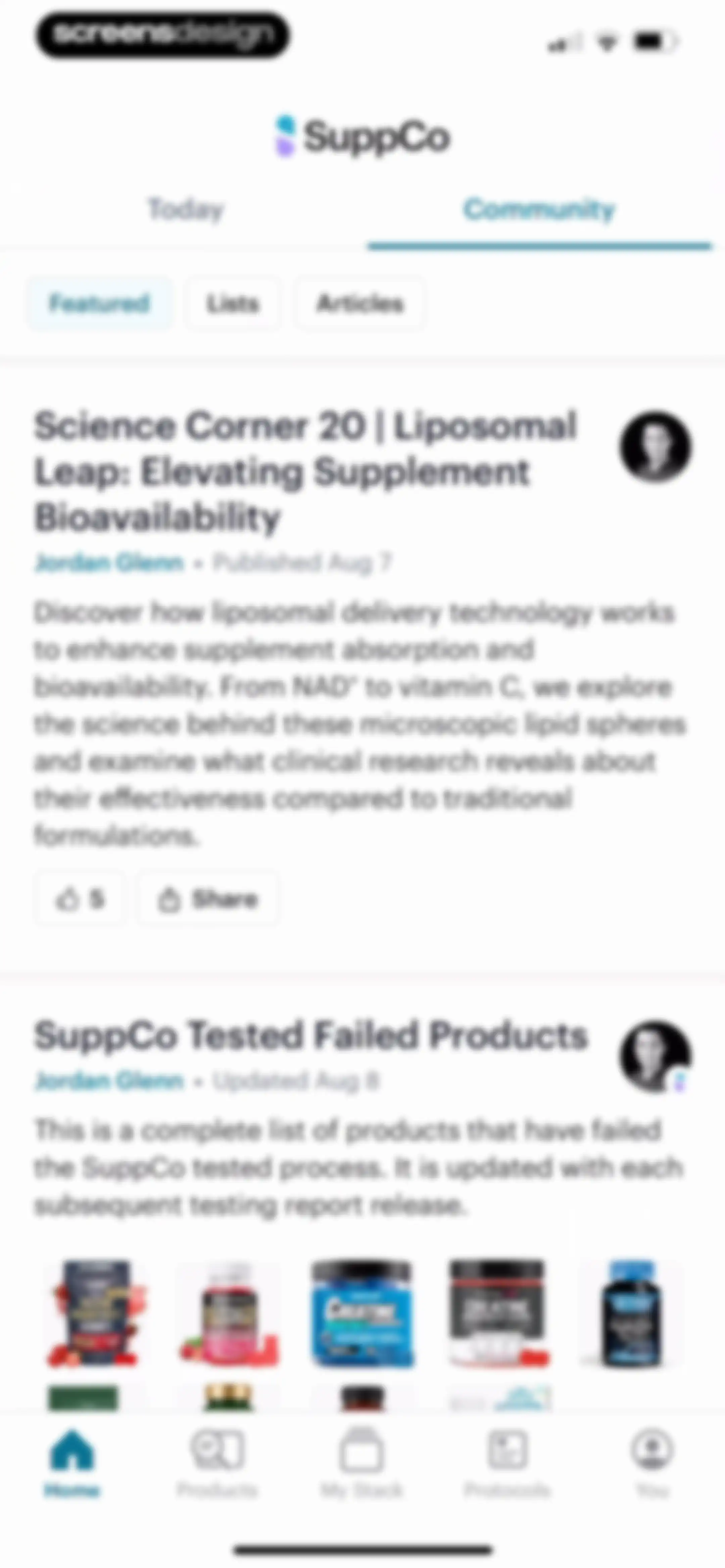 SuppCo: Supplement Scanner screen 137