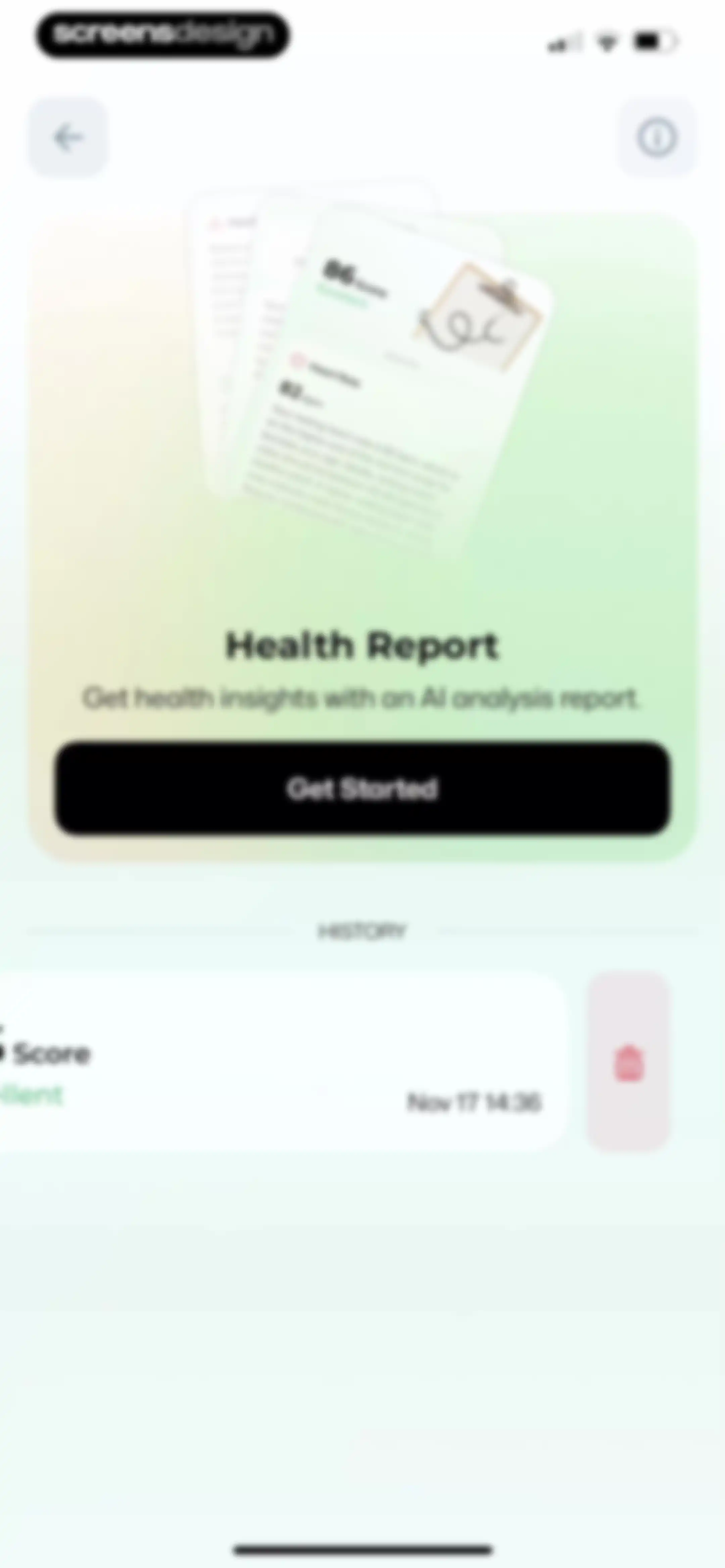 Wellance – AI Health & Balance screen 100