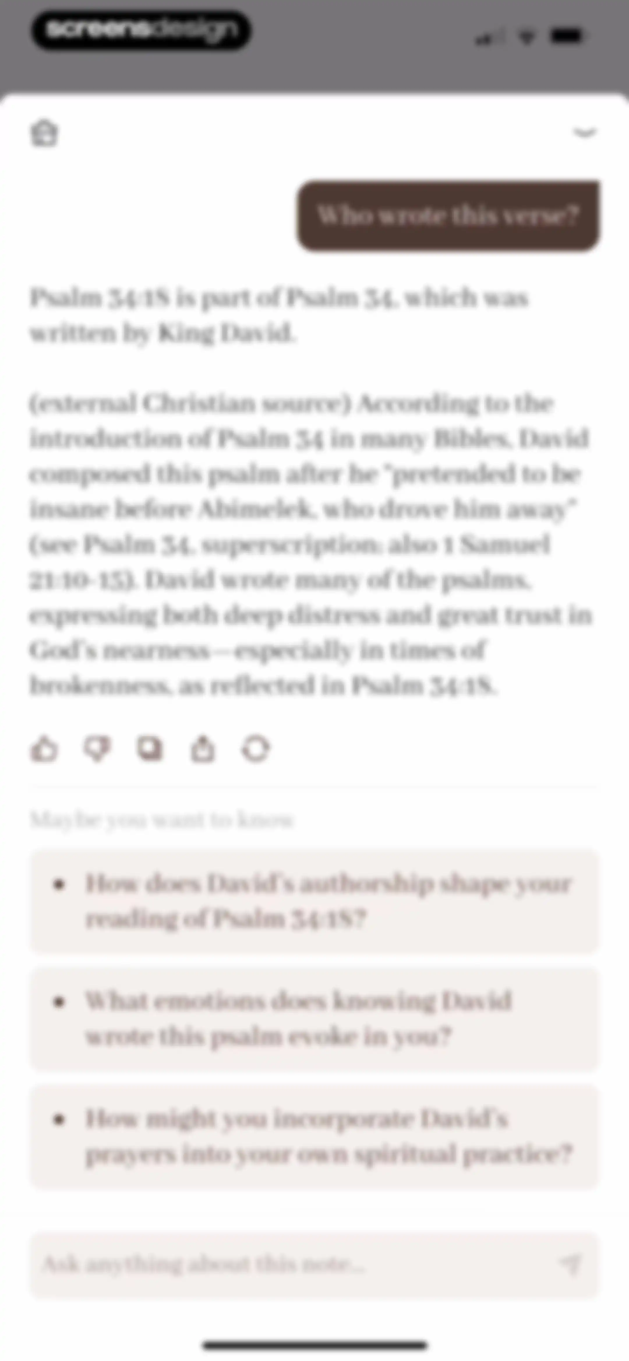 Bible Note: Sermon Notes screen 50