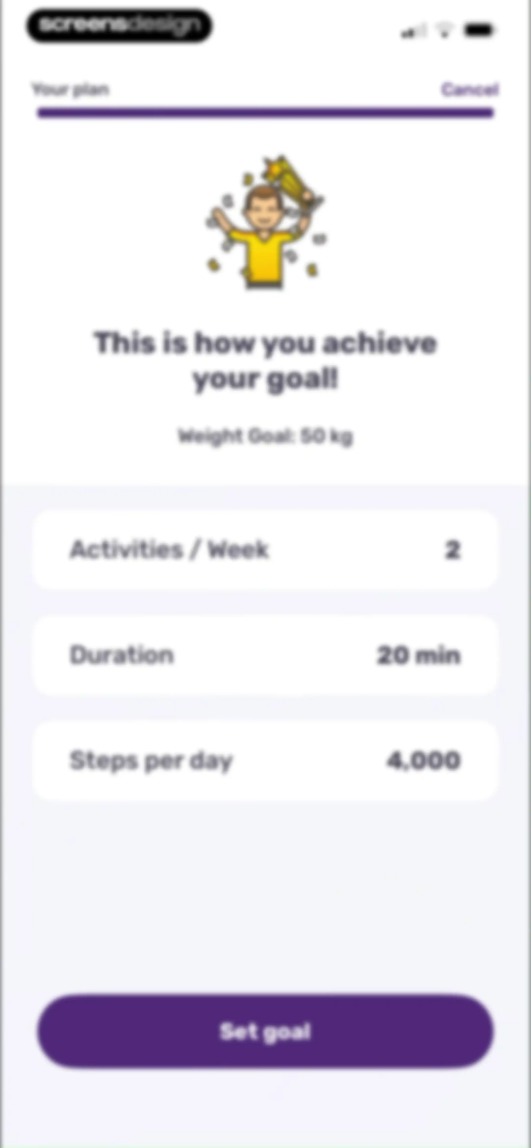 Running Tracker App – FITAPP screen 38