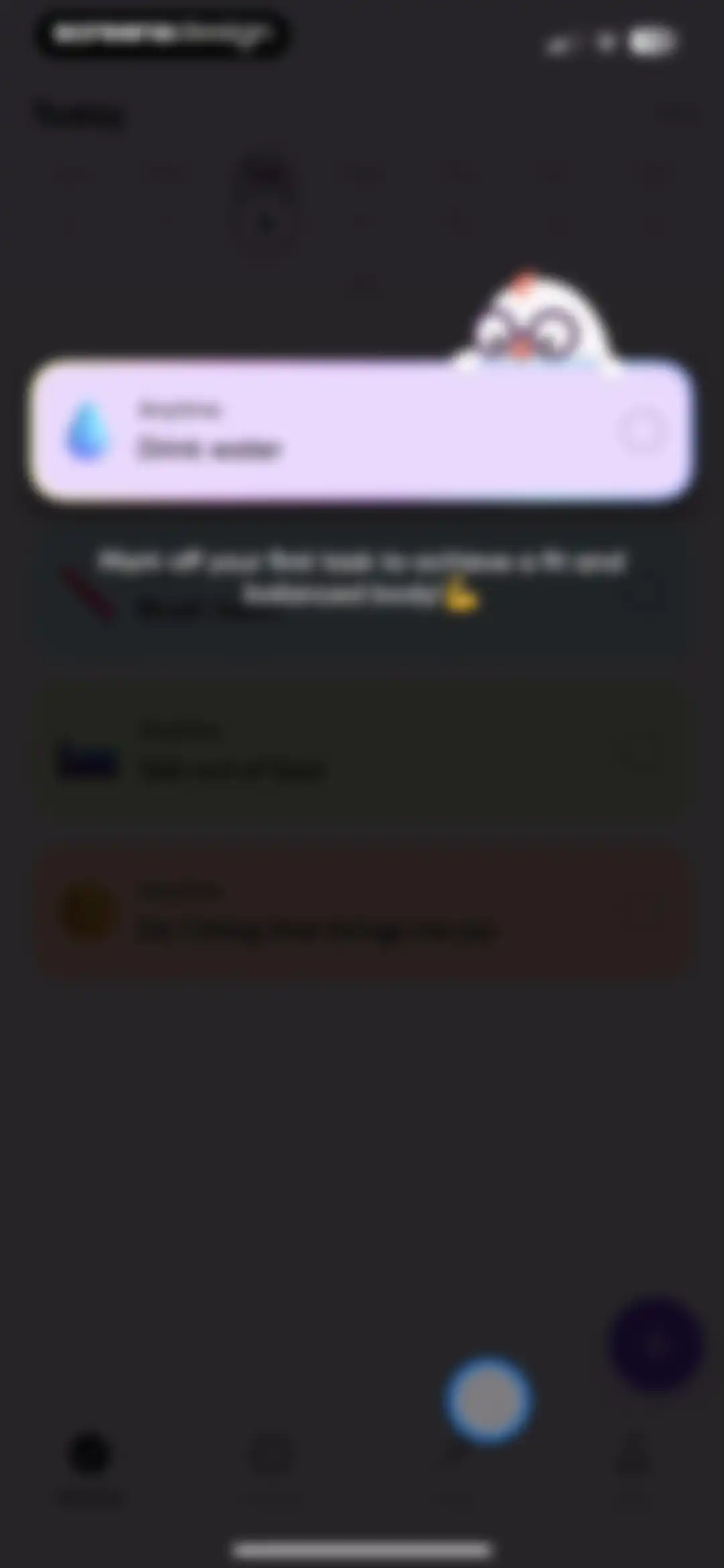 Me+ Lifestyle Routine screen 66