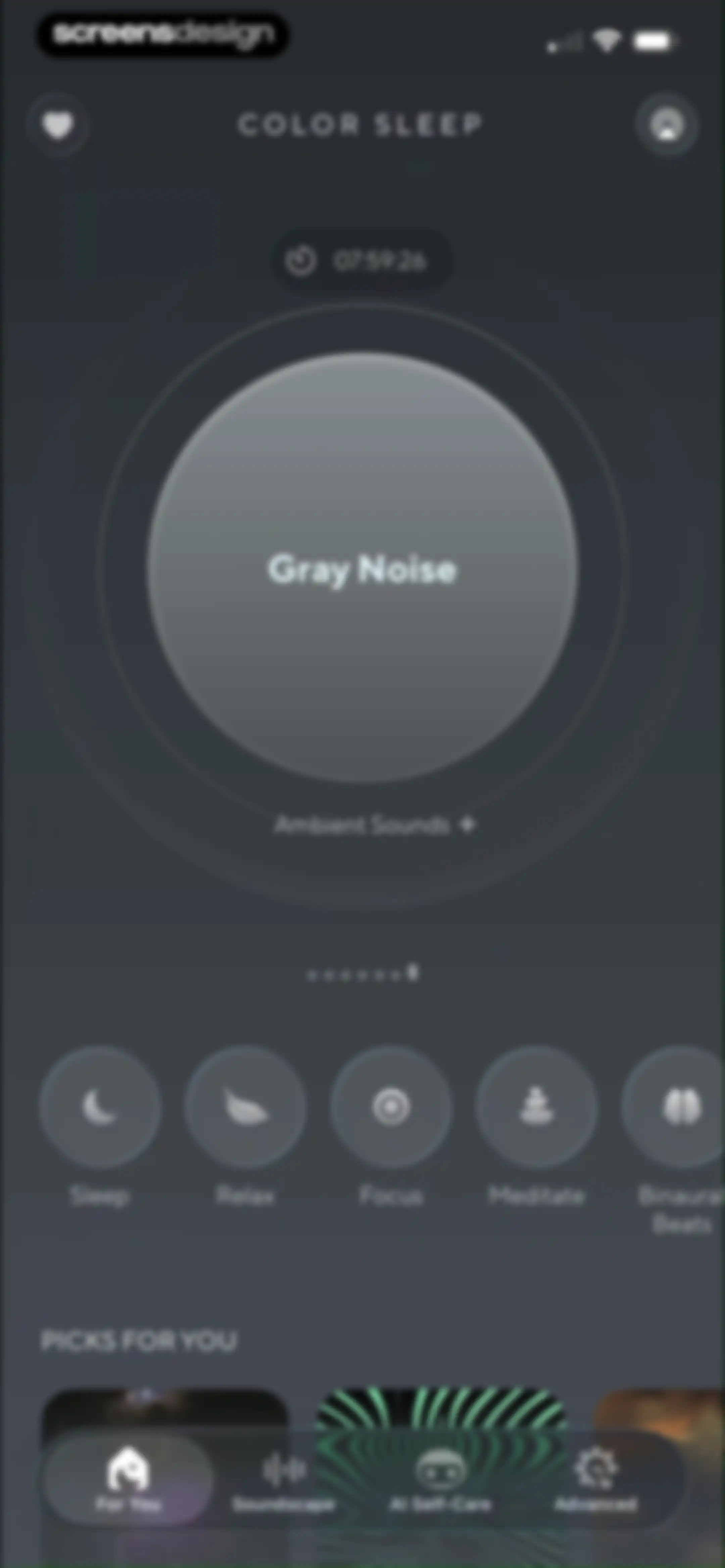 ColorSleep: Green, Brown Noise screen 50