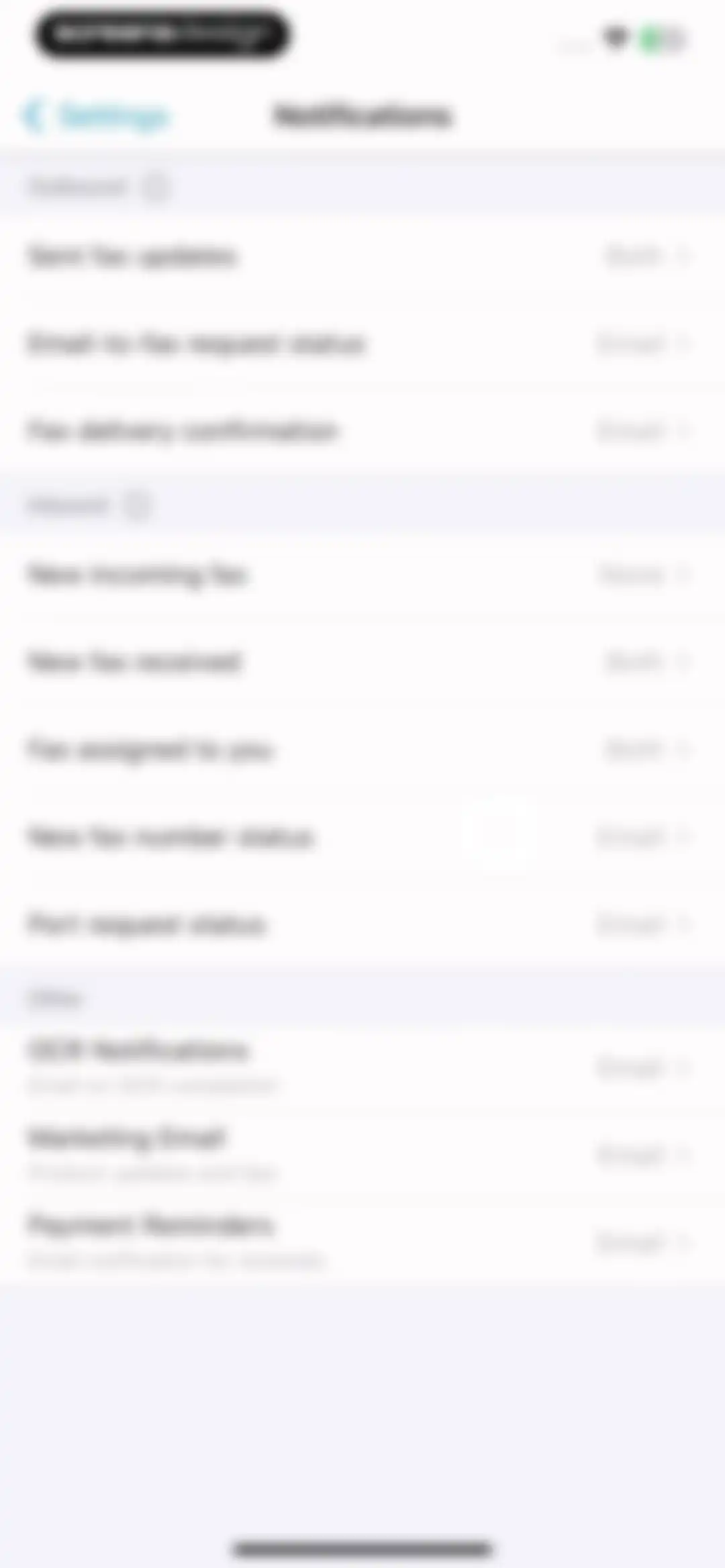 iFax App Send Fax From iPhone screen 39