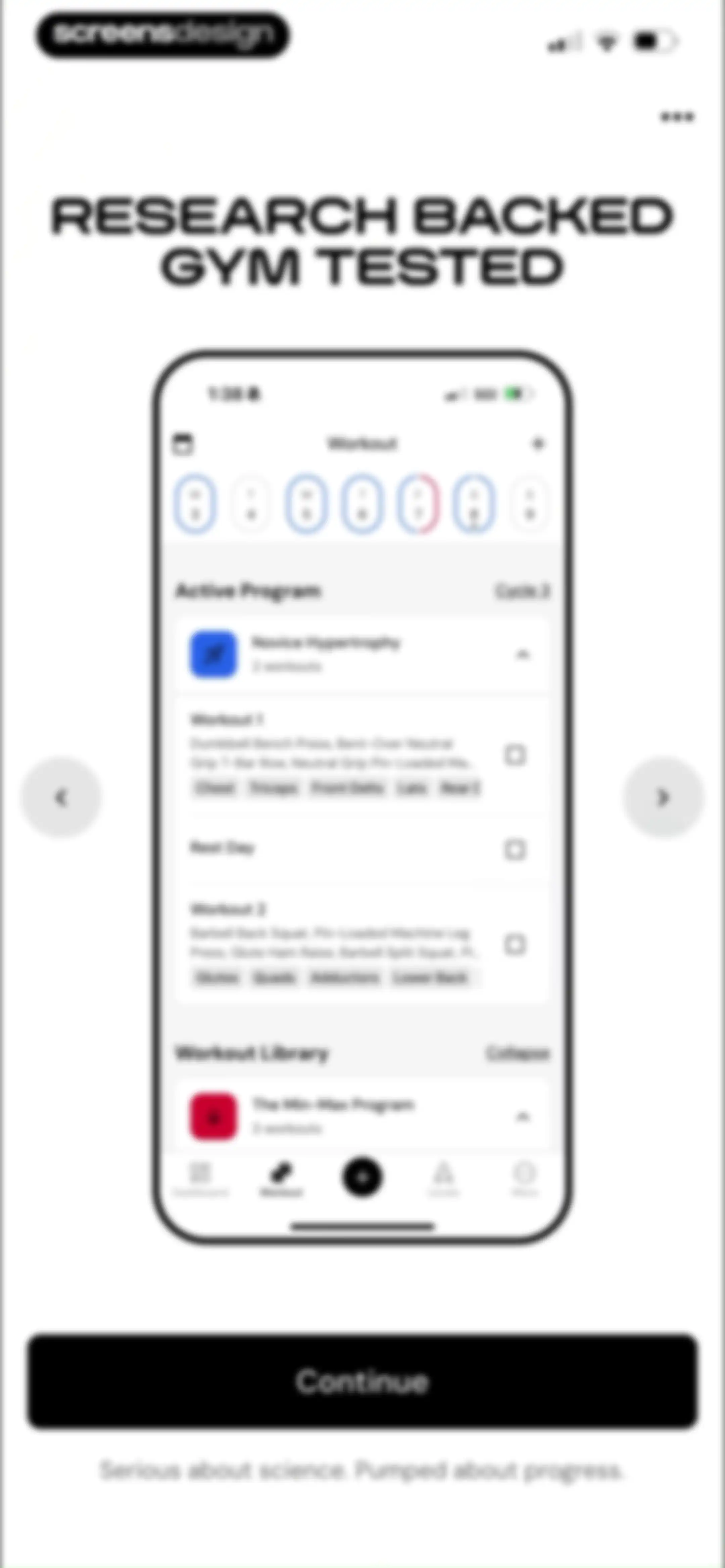 MacroFactor Workouts - Tracker screen 41