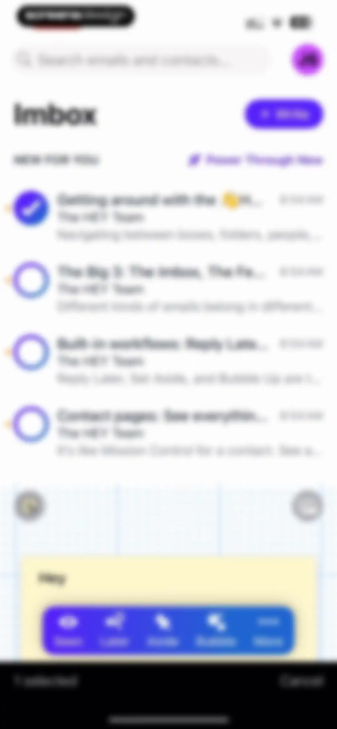 HEY Email screen 132