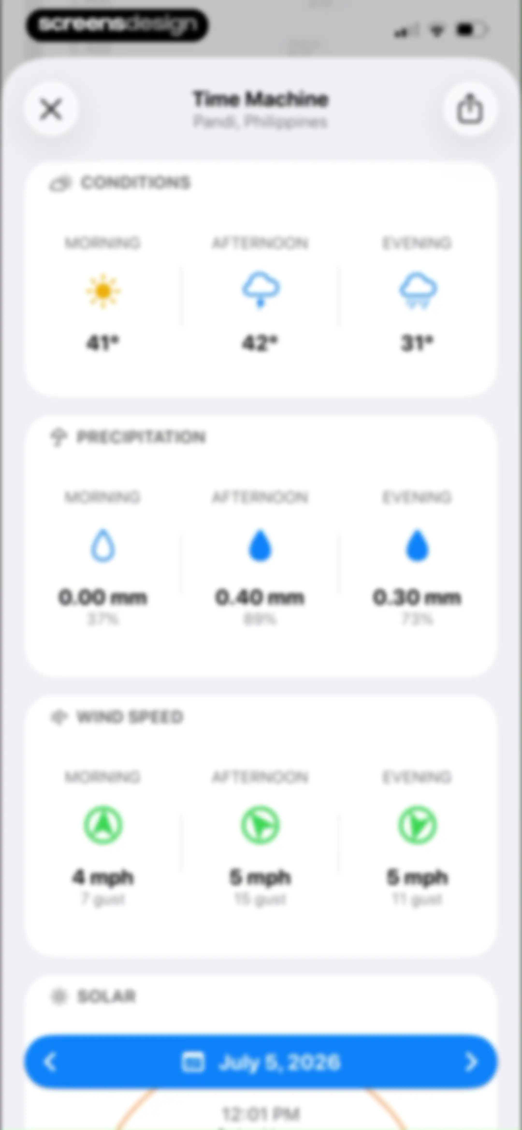 CARROT Weather: Alerts & Radar screen 85