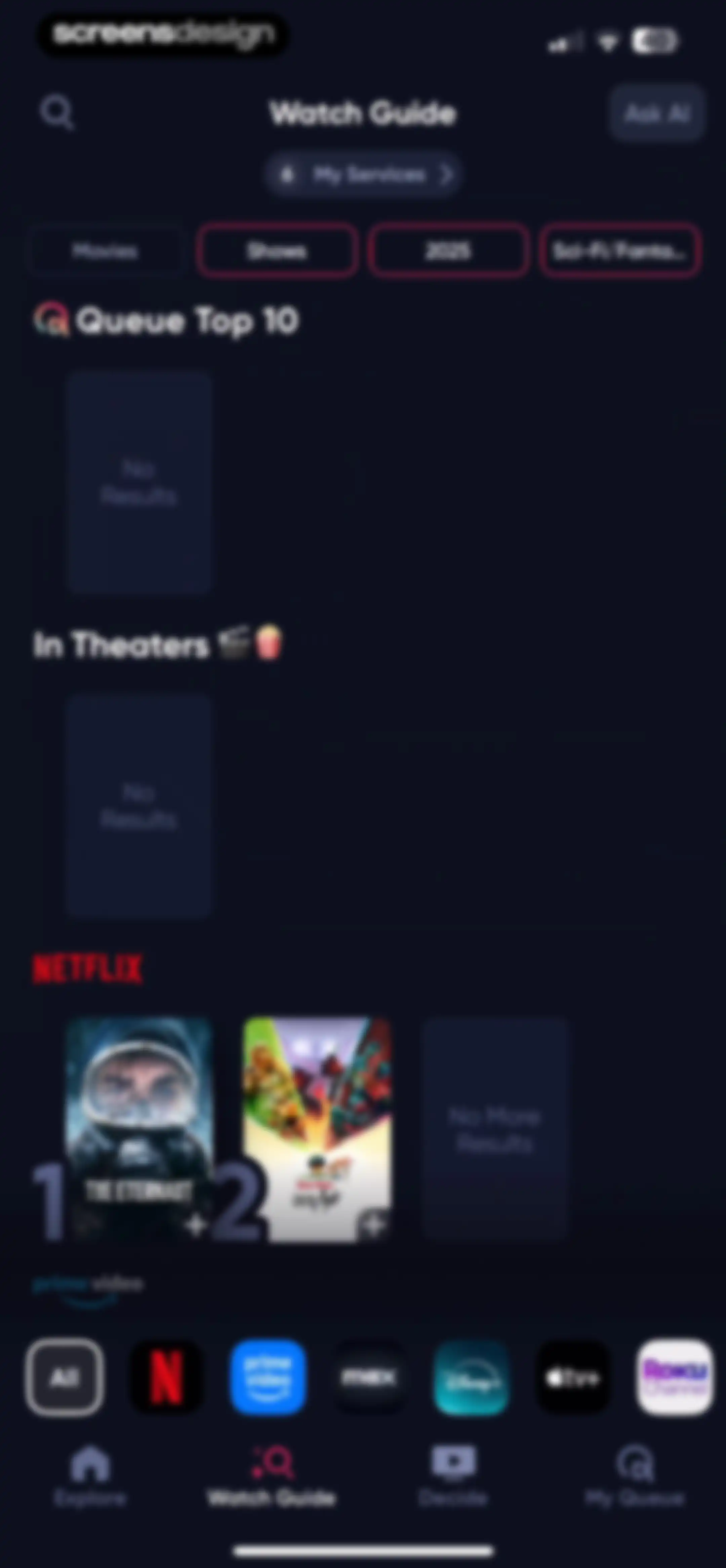 Queue - Find Movies & Shows screen 86