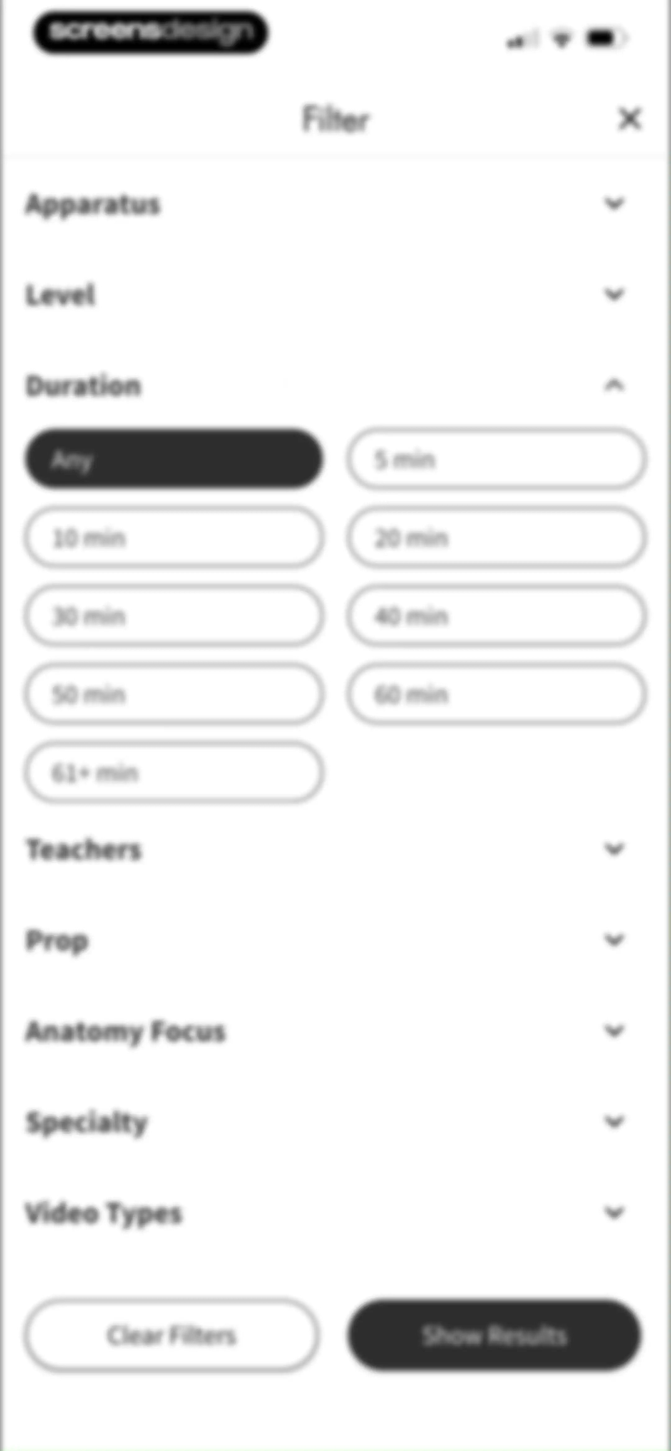 Pilates Anytime | Workouts screen 44