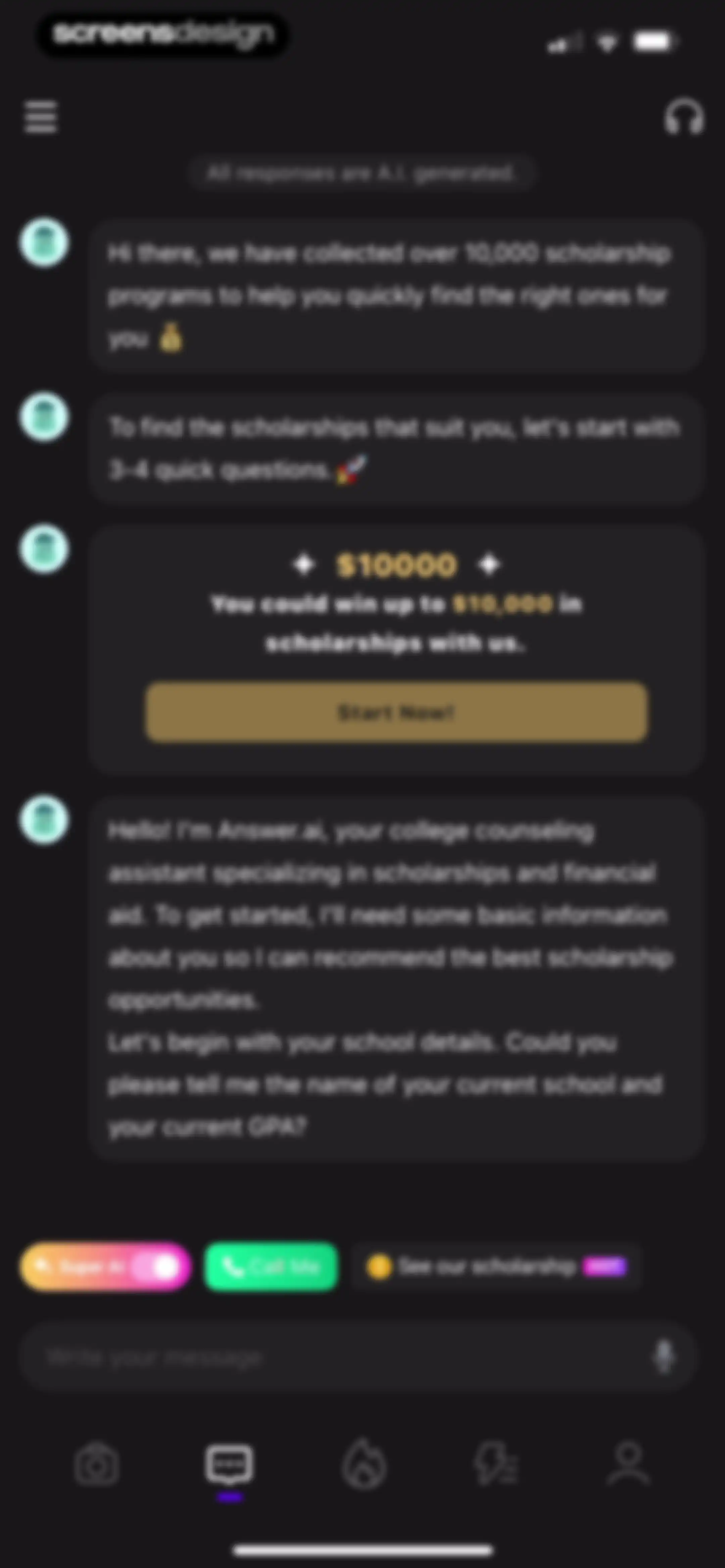 Answer.AI - Your AI tutor screen 100