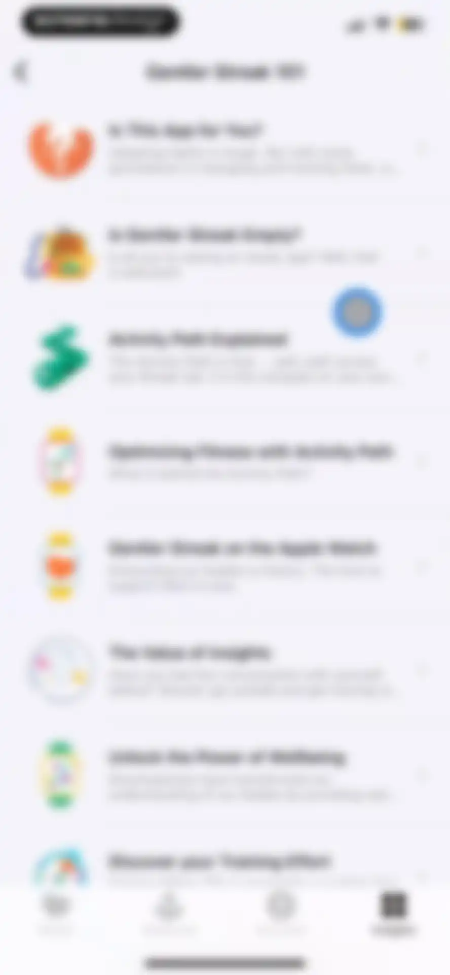 Gentler Streak Workout Tracker screen 43