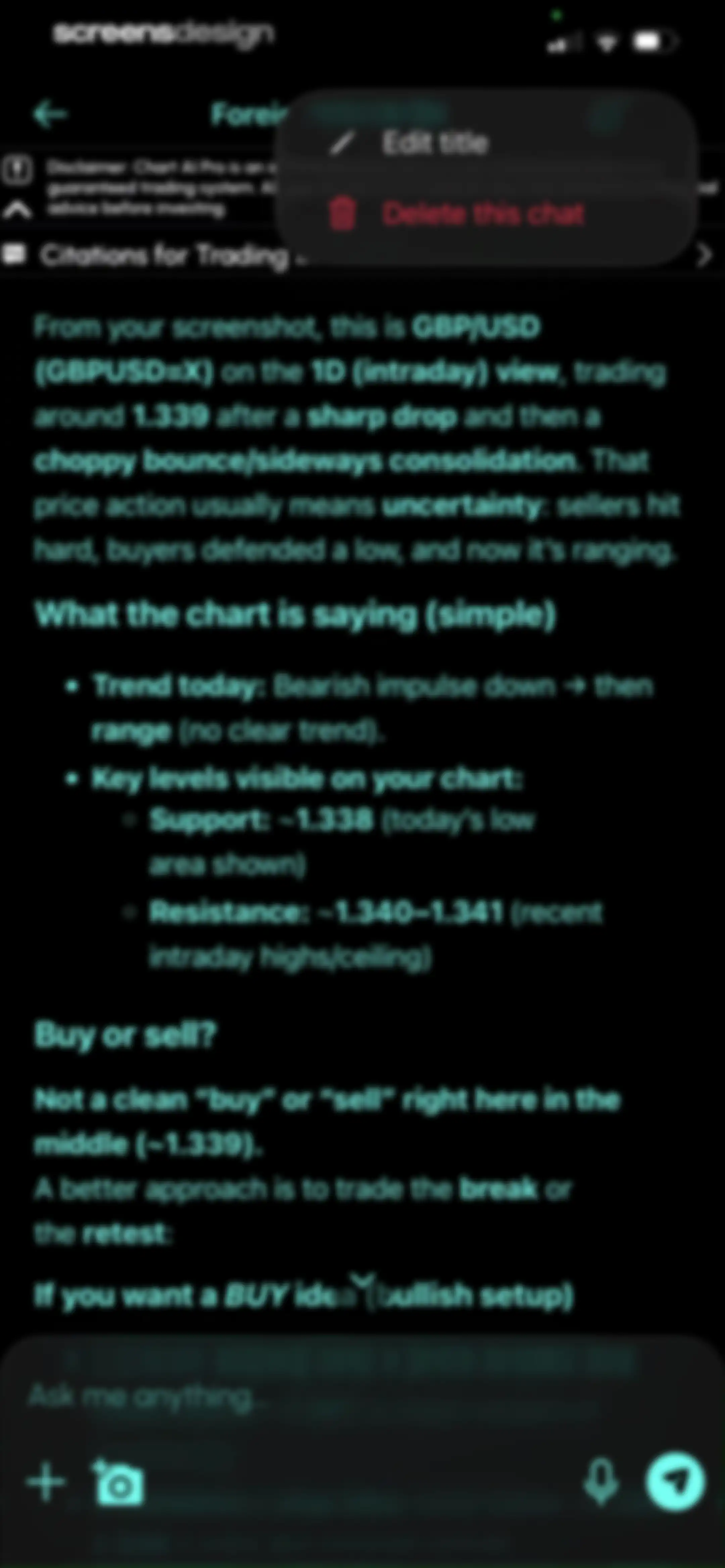 Chart AI Pro Trading Assistant screen 49