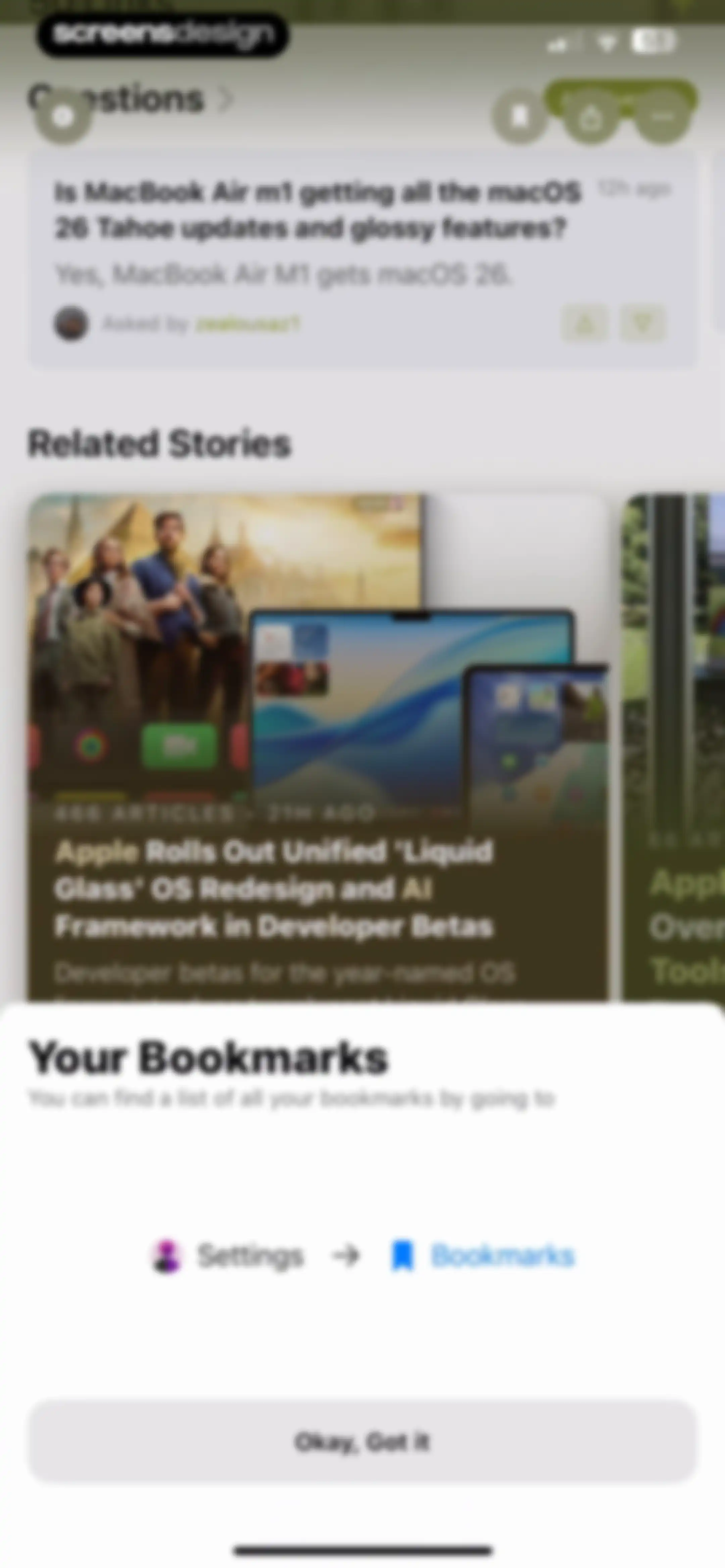 Particle: Personalized News screen 73