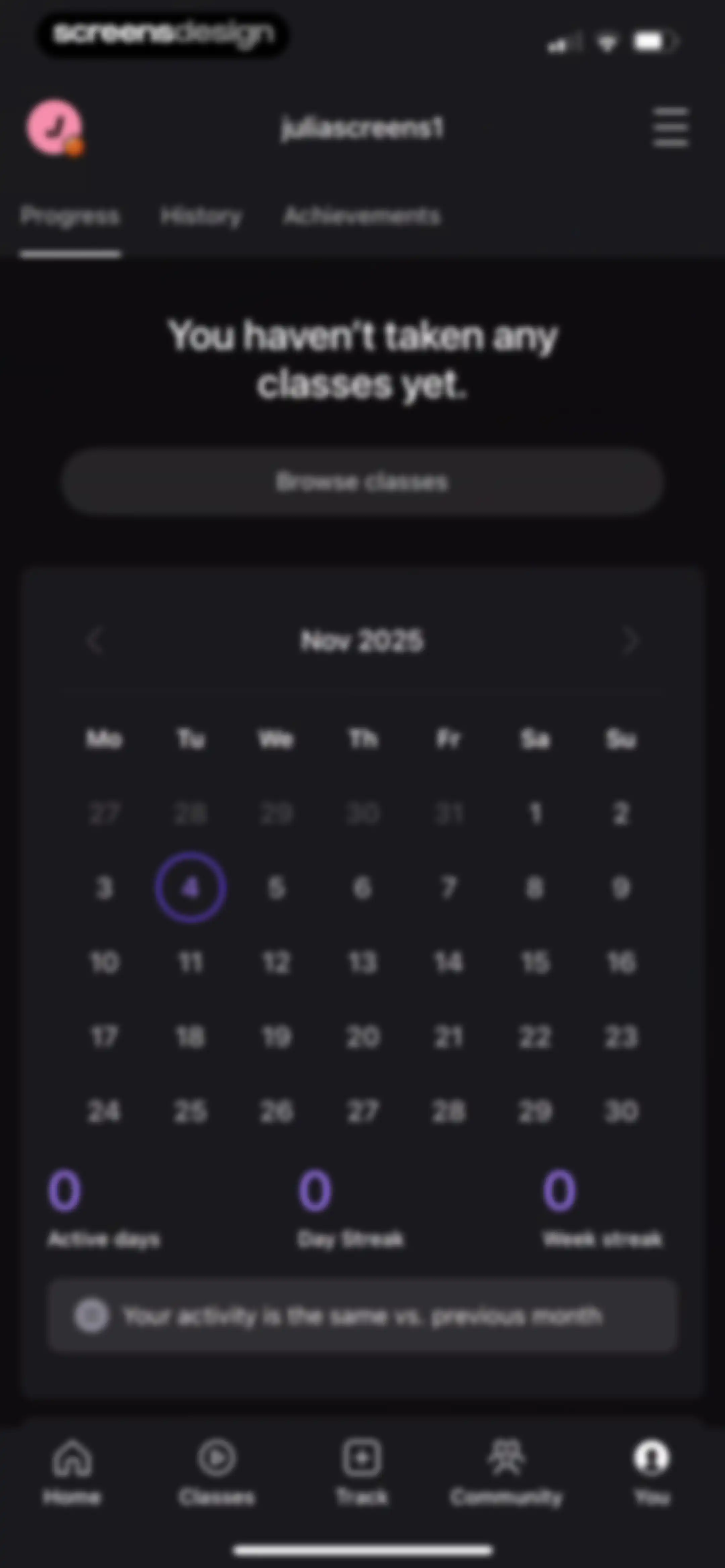 Peloton: Fitness & Workouts screen 68