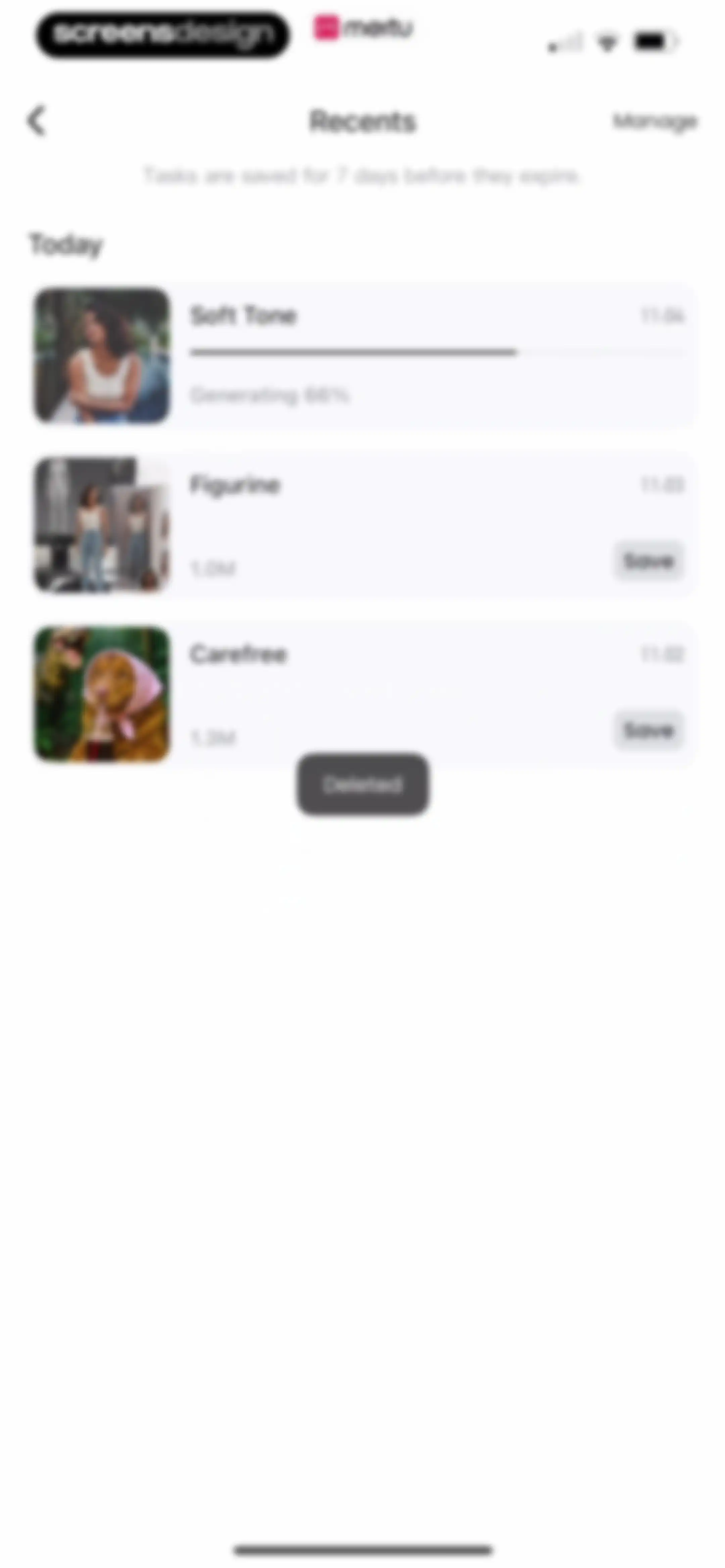 Meitu AI Photo & Video Editor screen 183