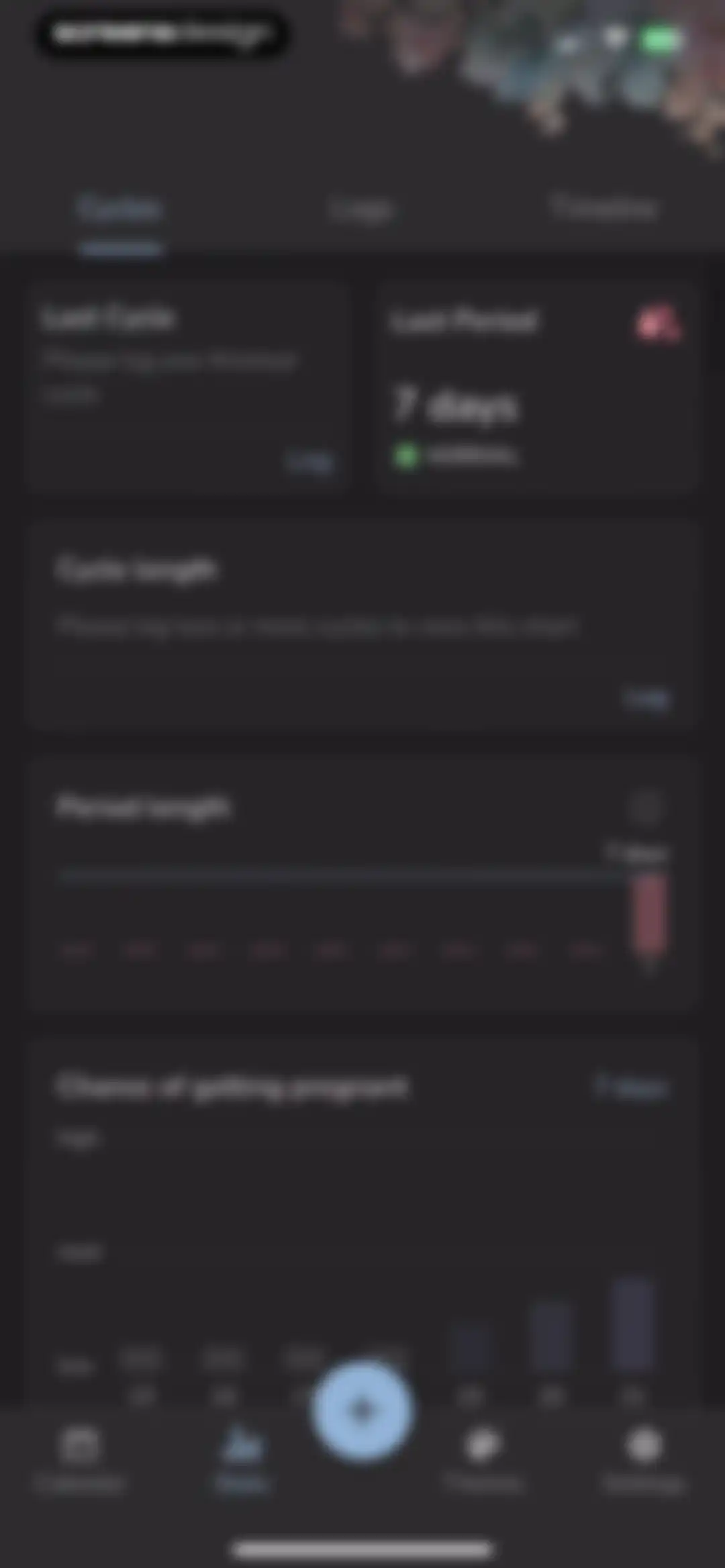 Period Tracker and Calendar screen 22