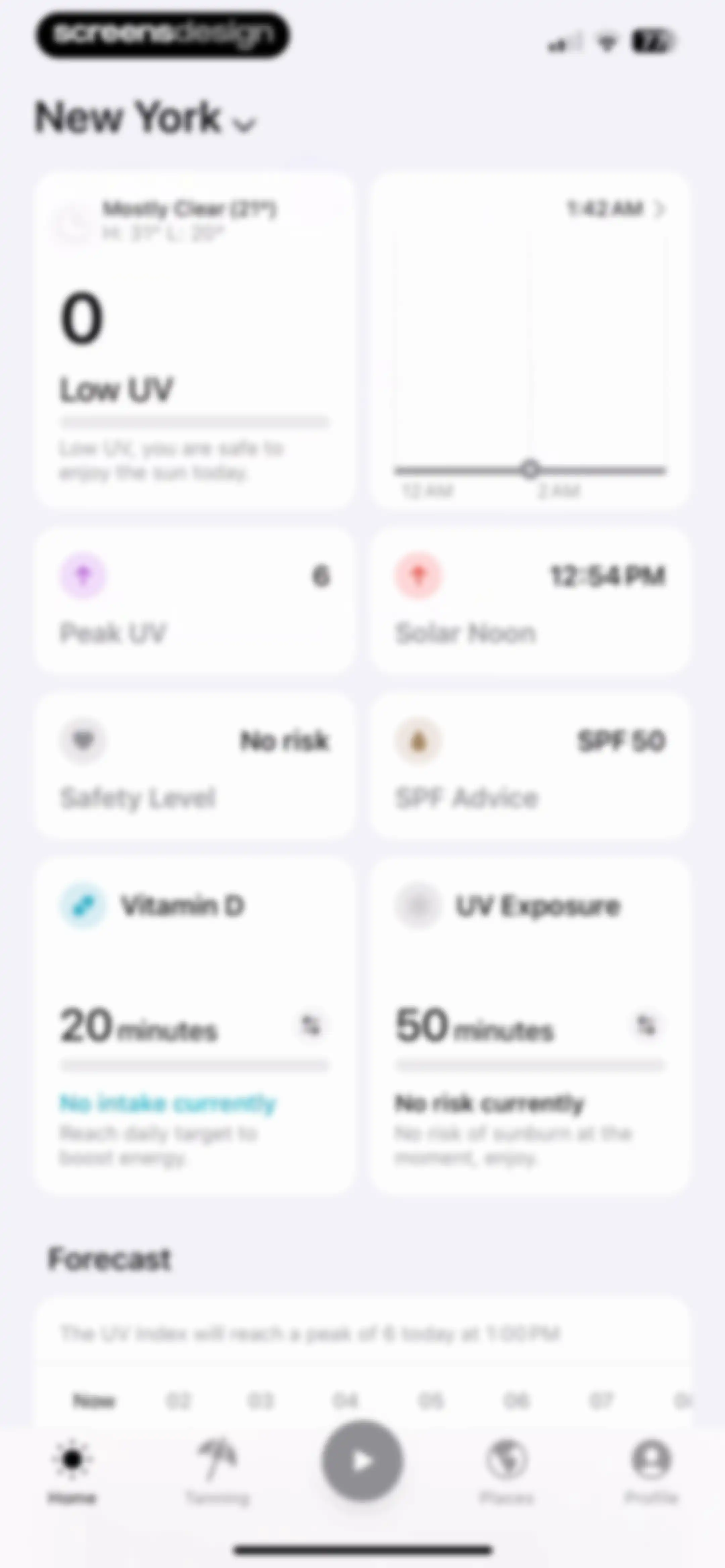SunSafe: UV Index & Tanning screen 36