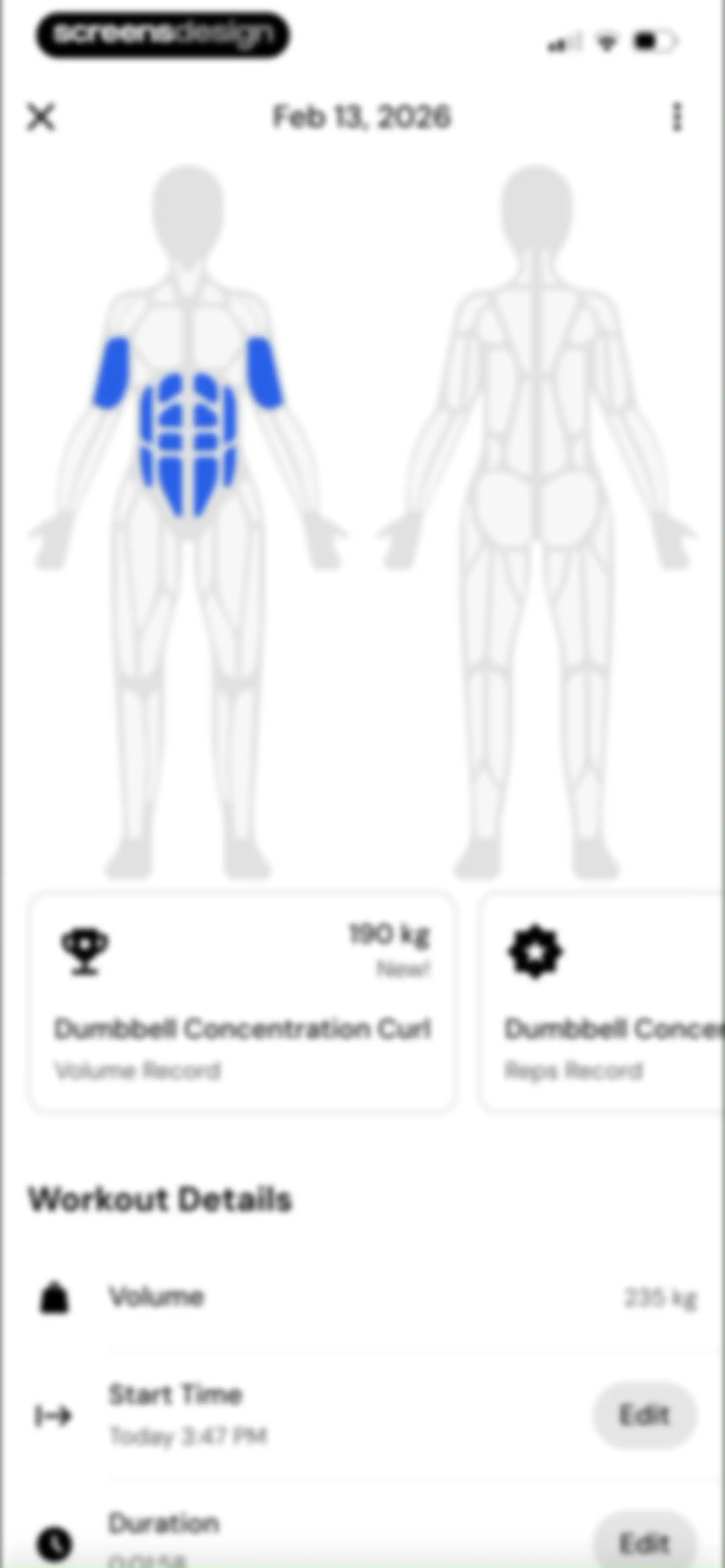 MacroFactor Workouts - Tracker screen 139