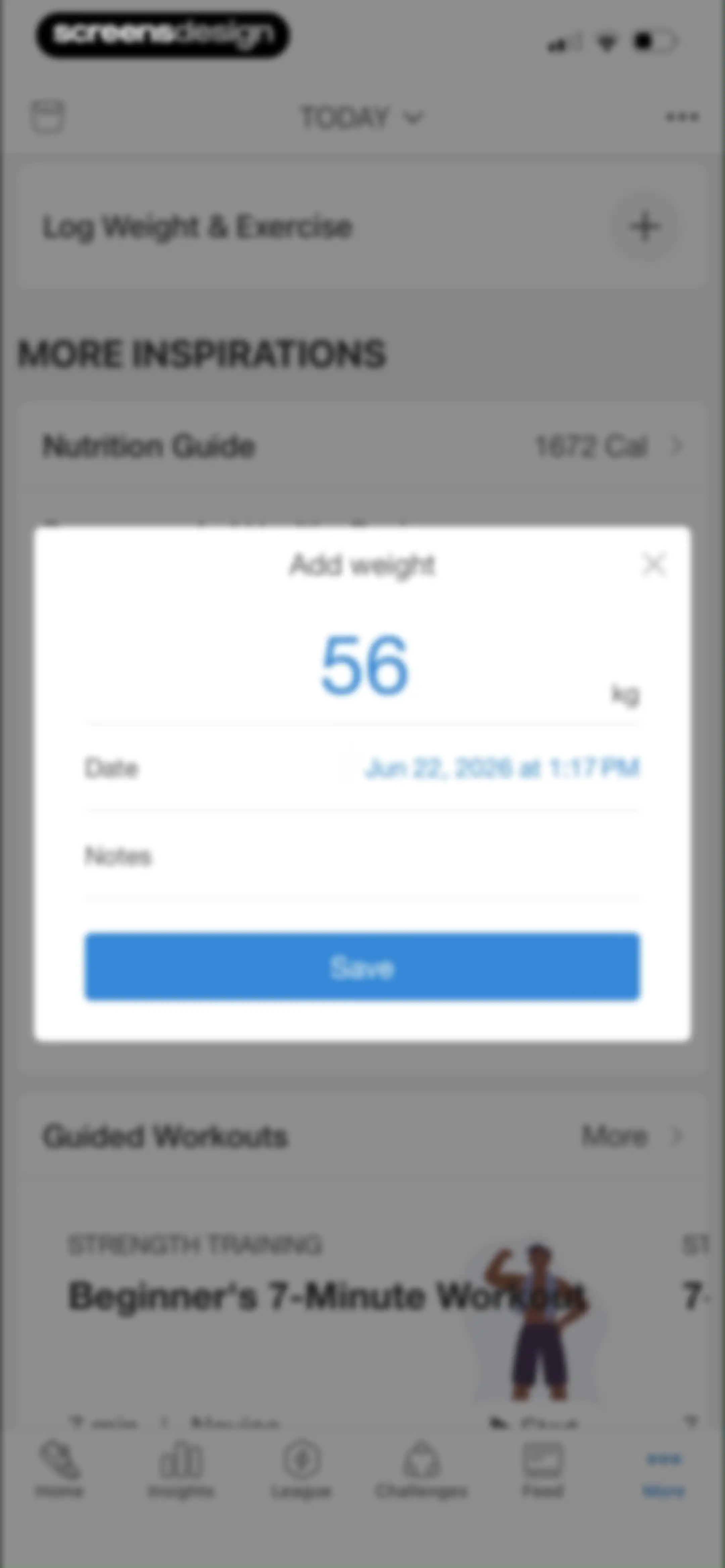 Pacer Pedometer Step Counter screen 105