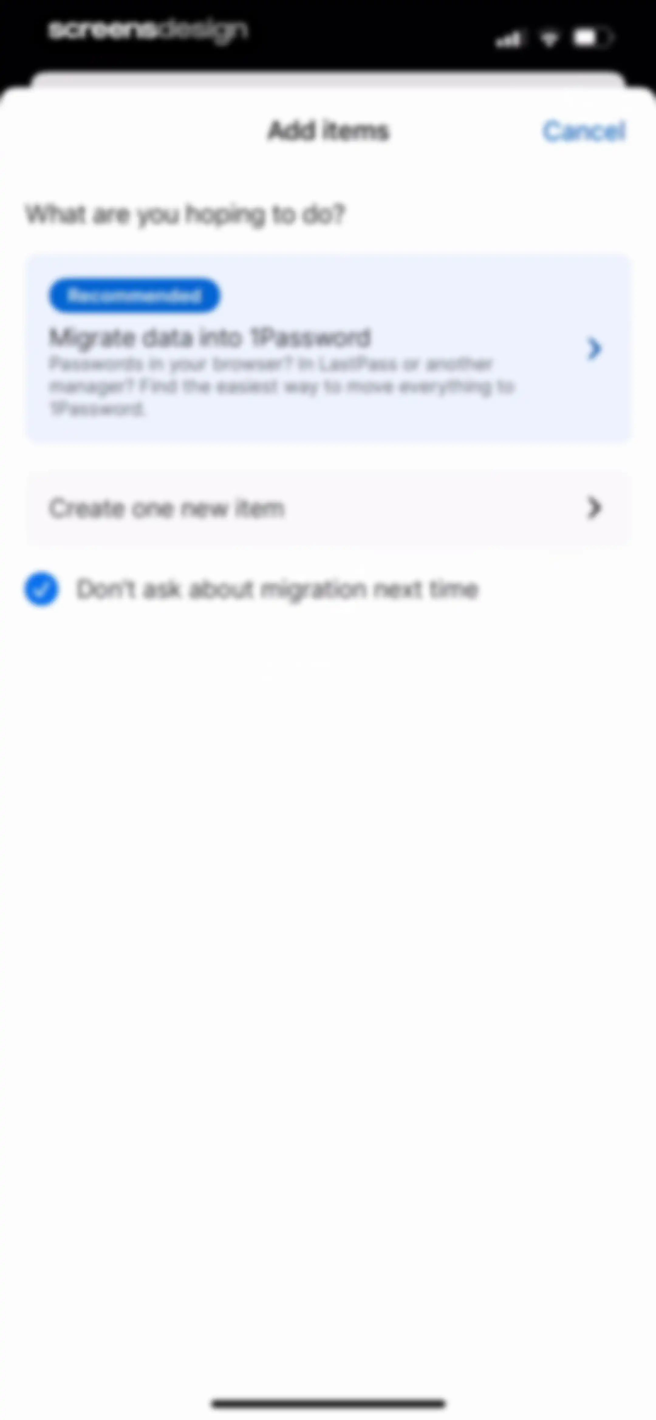 1Password: Password Manager screen 111