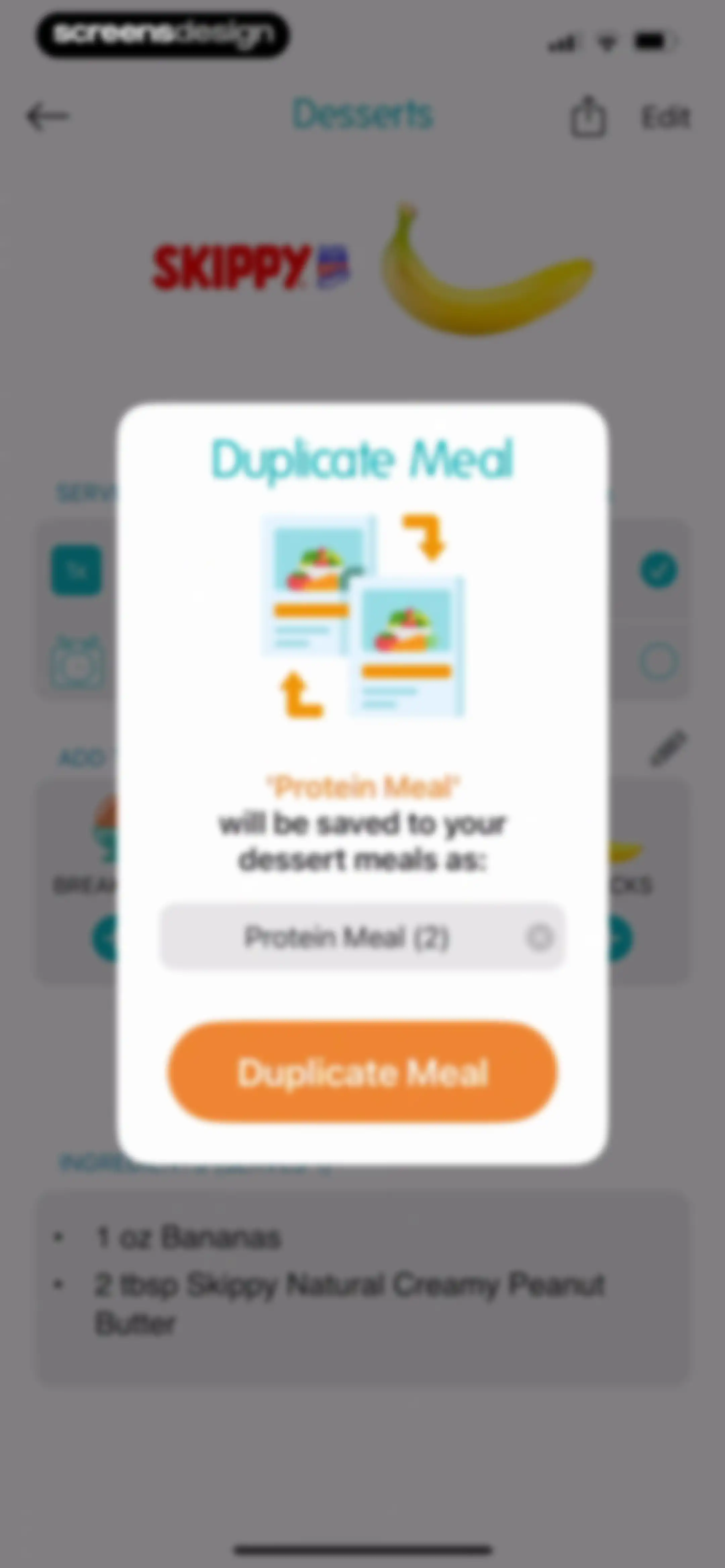 Calorie Counter + screen 102