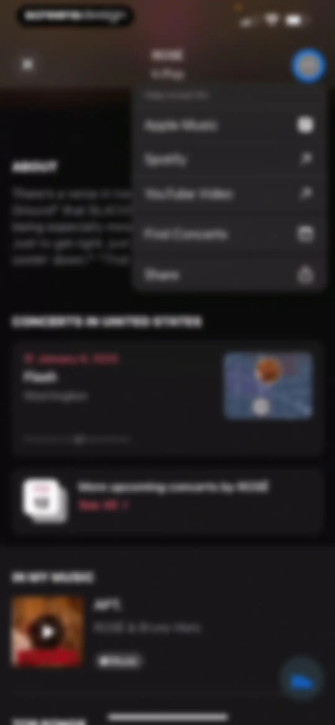 Shazam: Find Music & Concerts screen 18