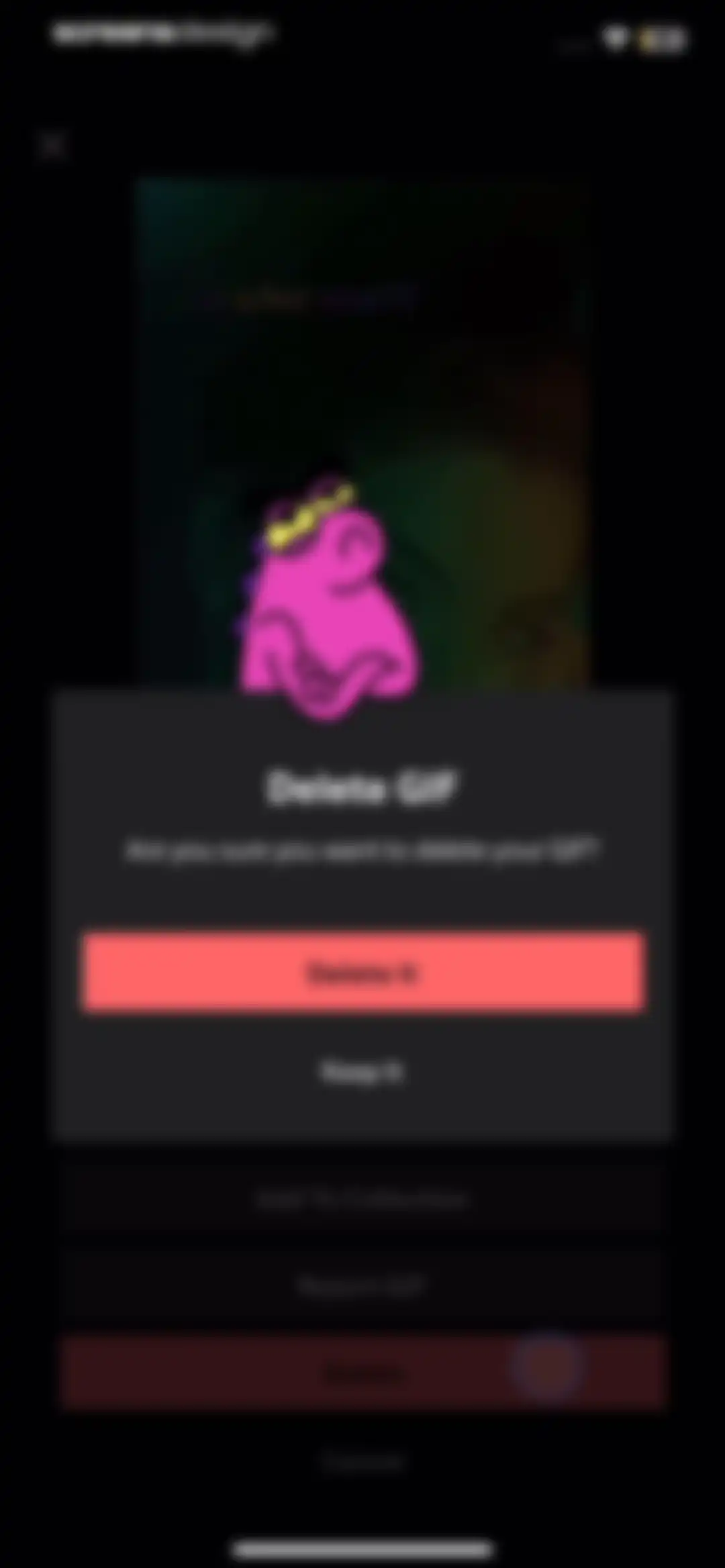 GIPHY: The GIF Search Engine screen 118