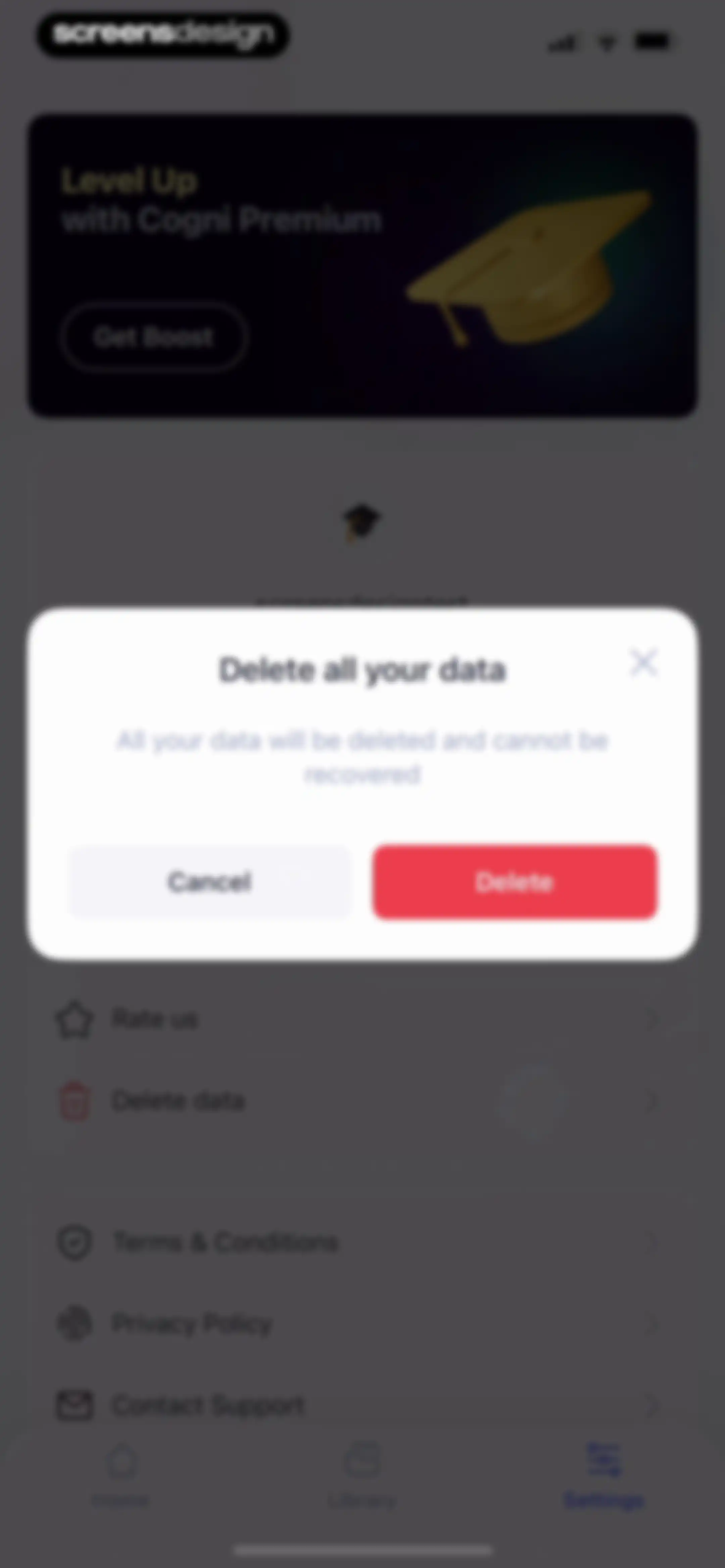 Cogni: Flashcards Learning screen 70