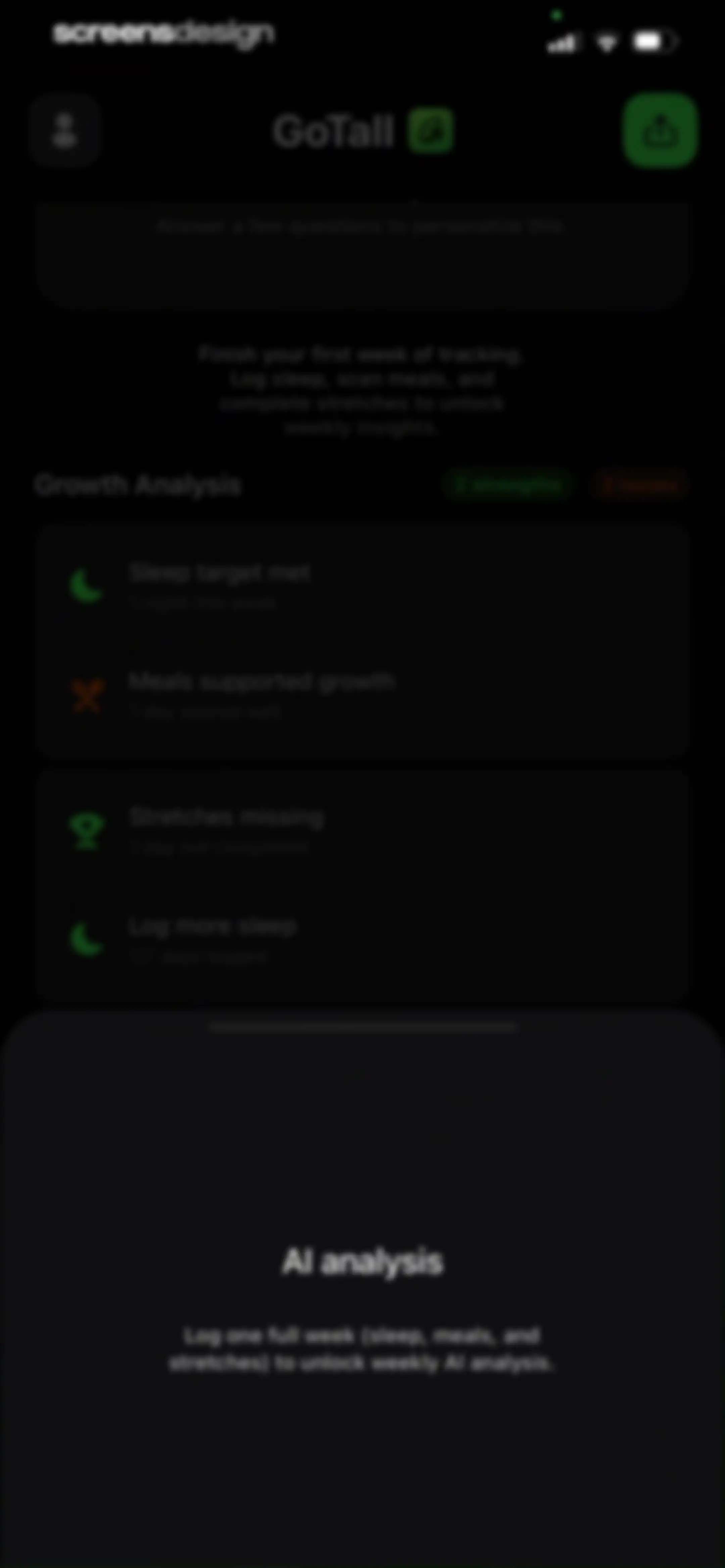 GoTall - Height Predictor screen 137