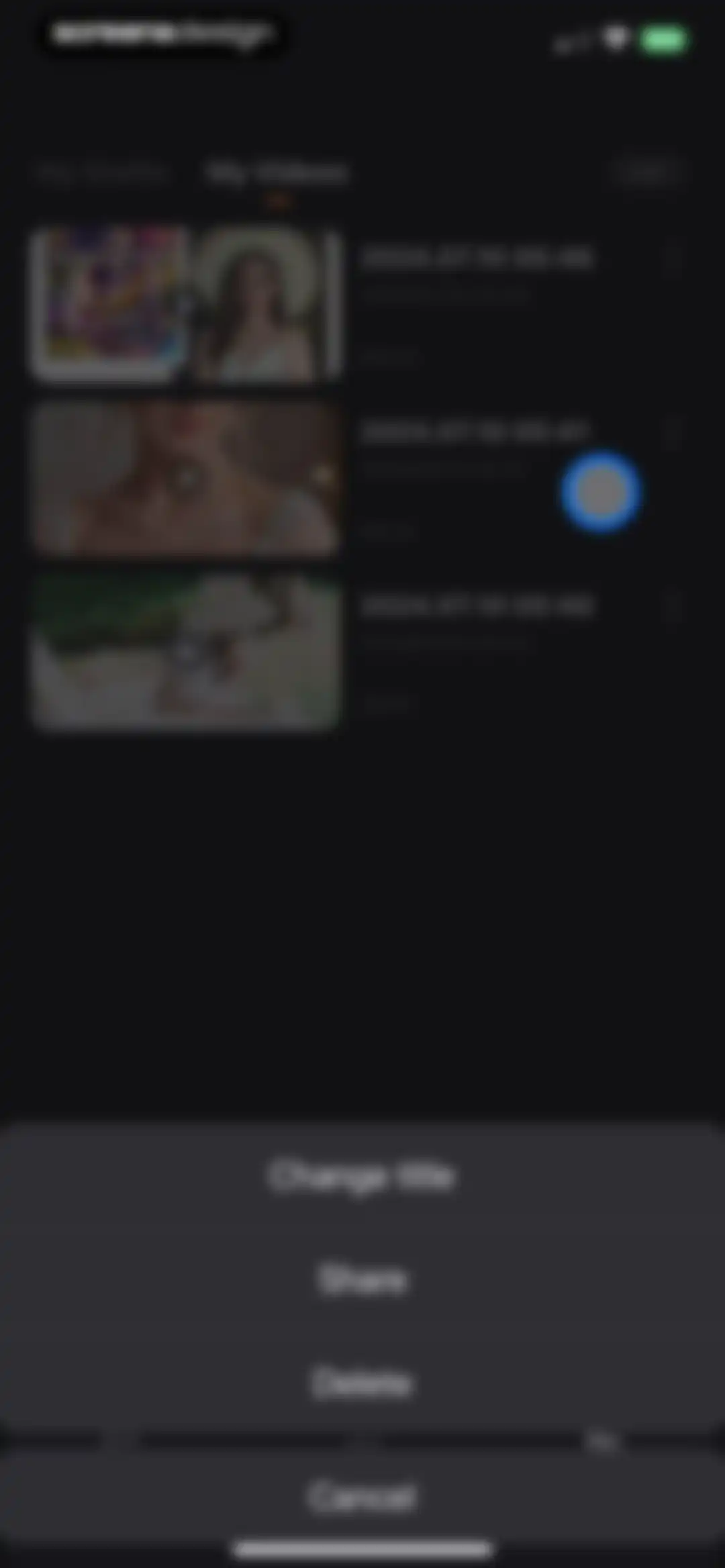 VideoShow AI Video Editor screen 109