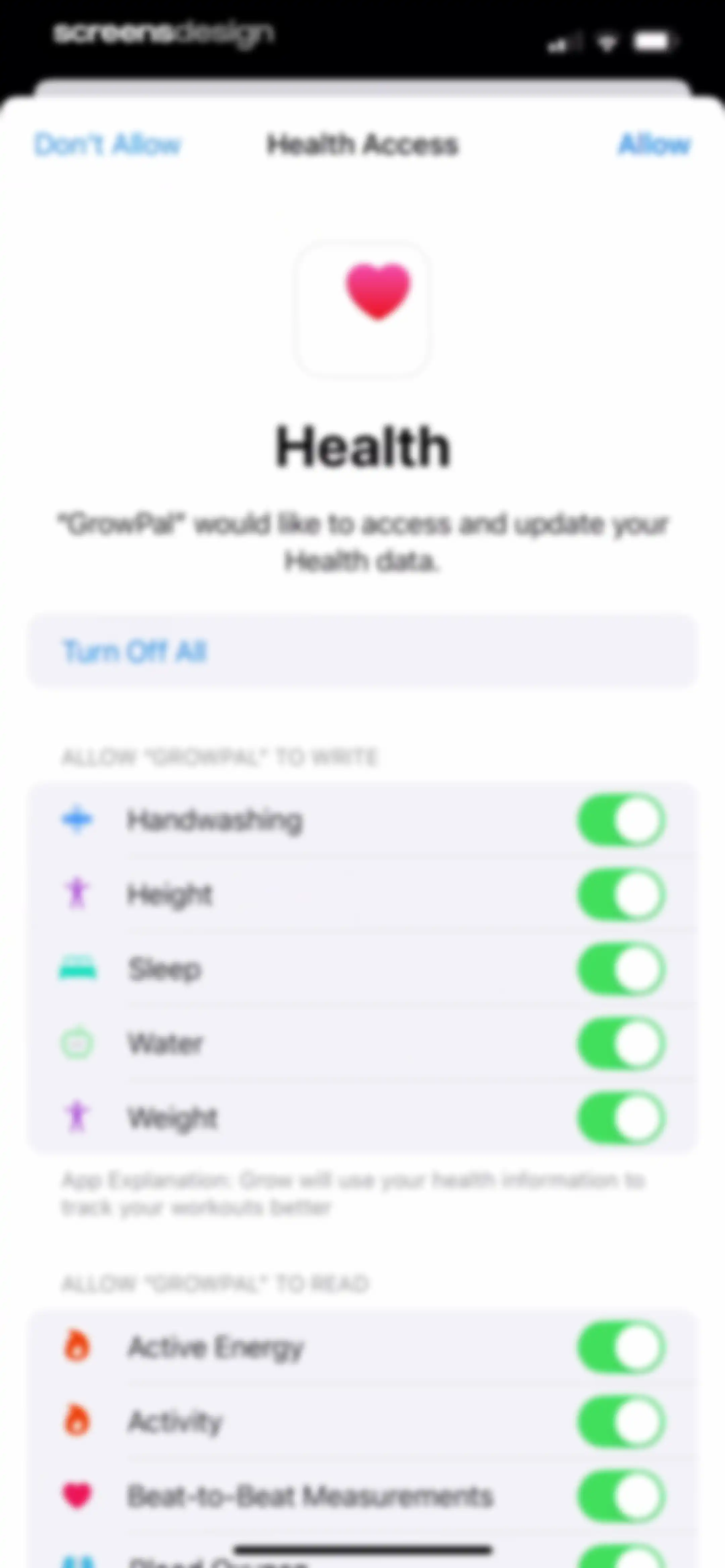 Grow: Health & Fitness screen 11