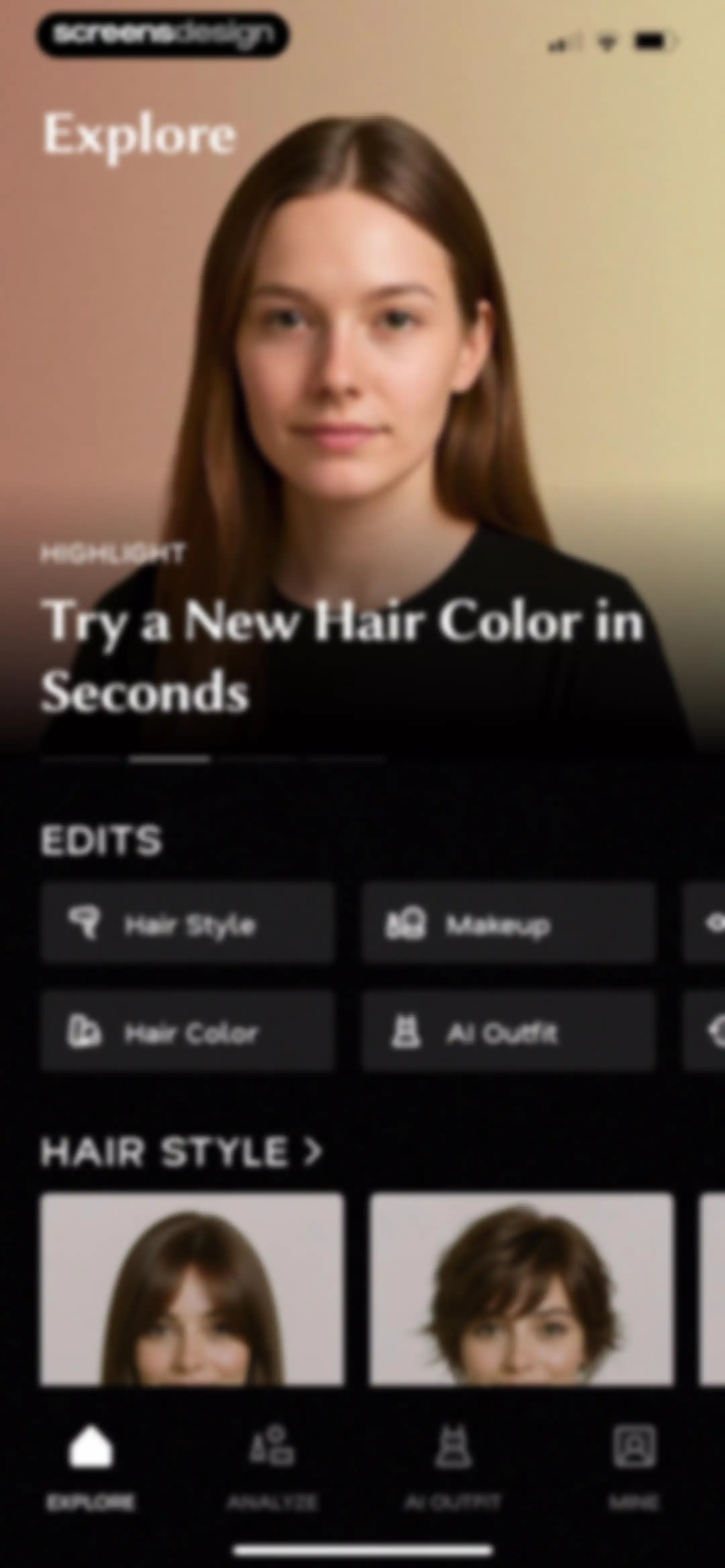 Glowify - AI Hairstyle Try On screen 10
