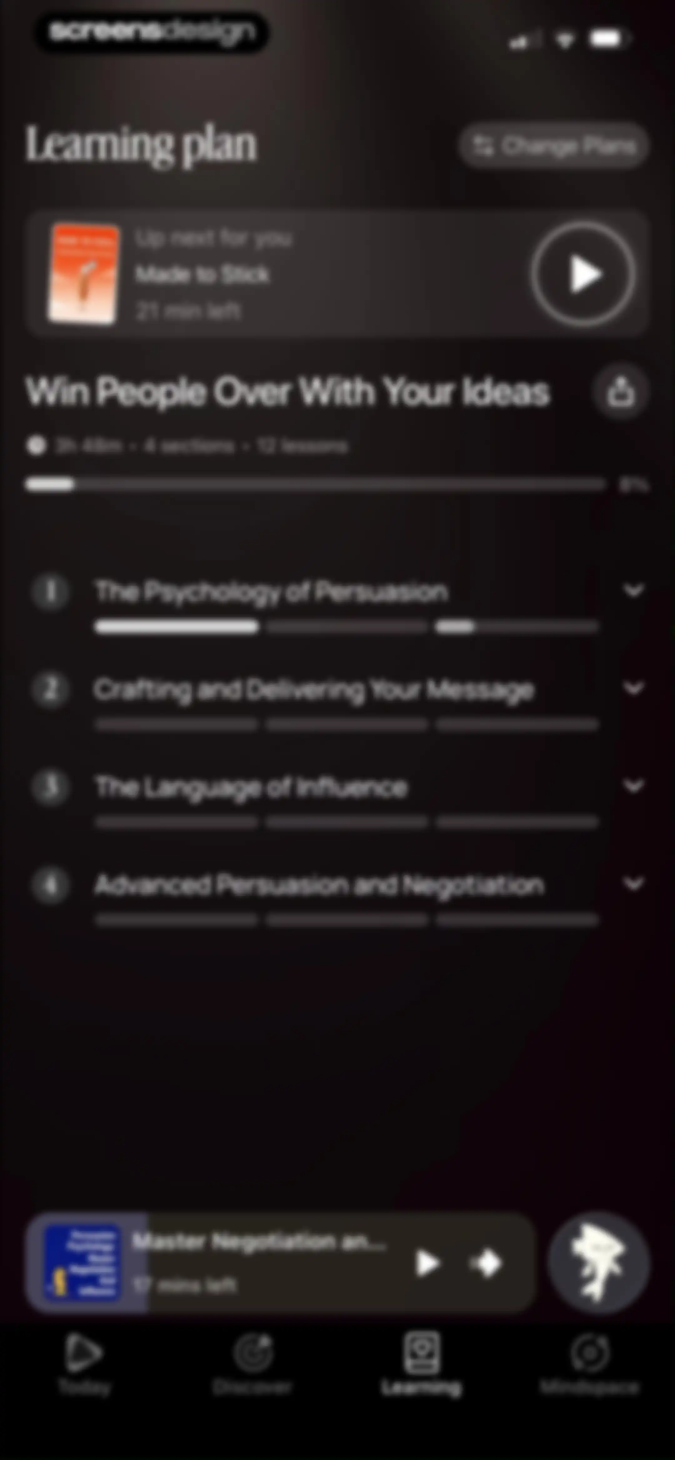 BeFreed: Personalized Learning screen 80