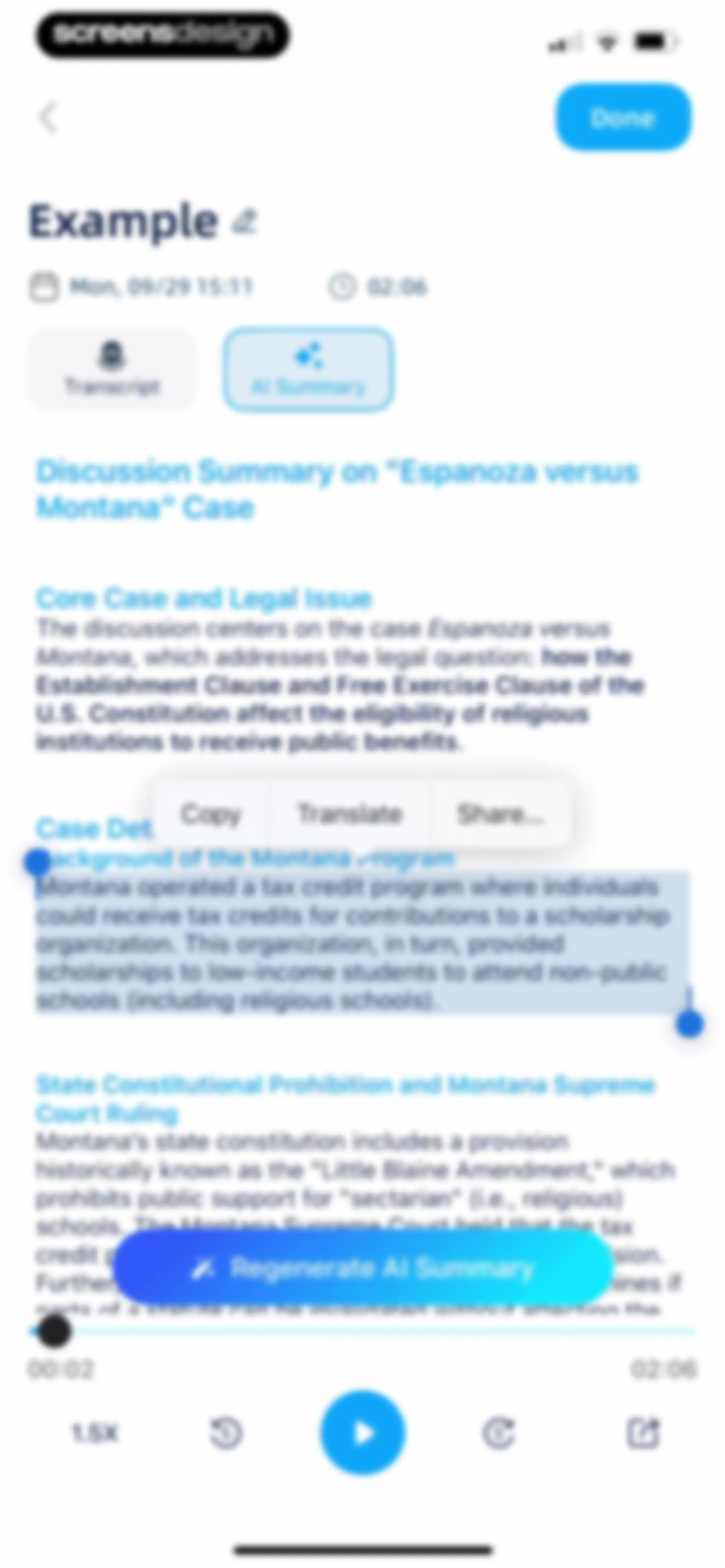 iTranscribe - Audio to Text screen 28