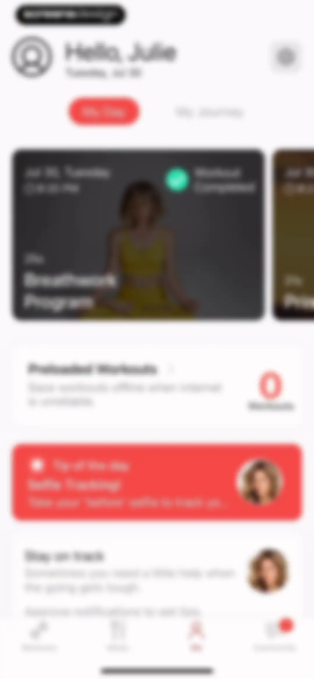 Jillian Michaels | Fitness App screen 77