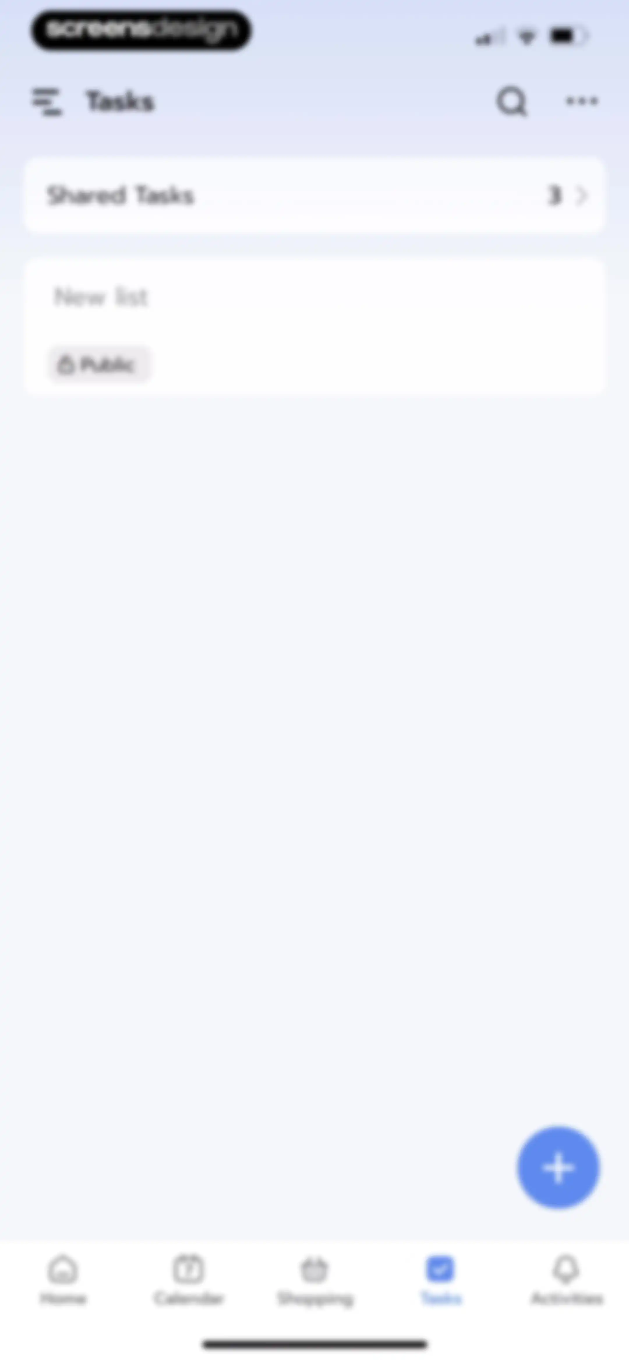 Shared Family Calendar: FamCal screen 74