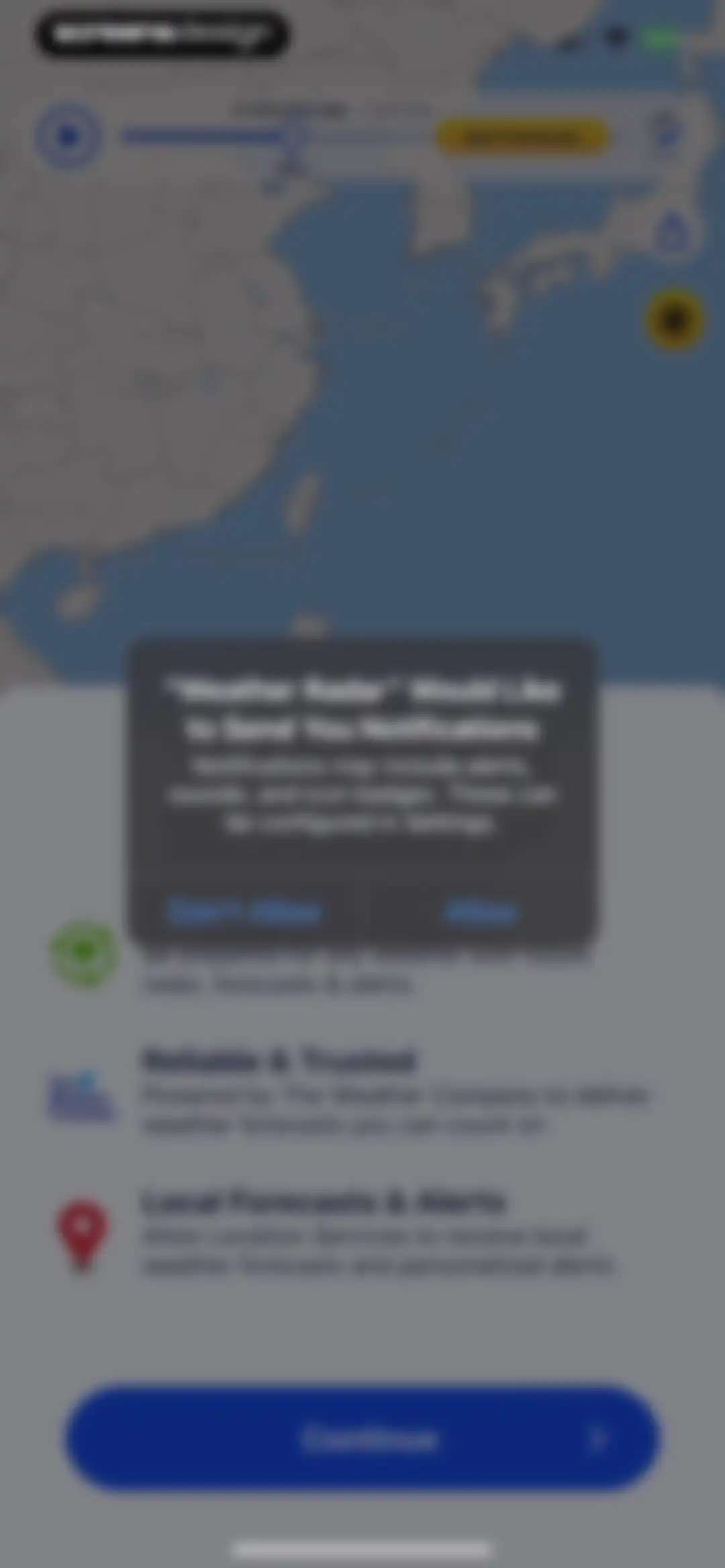 Weather Hi-Def Radar Forecast screen 5