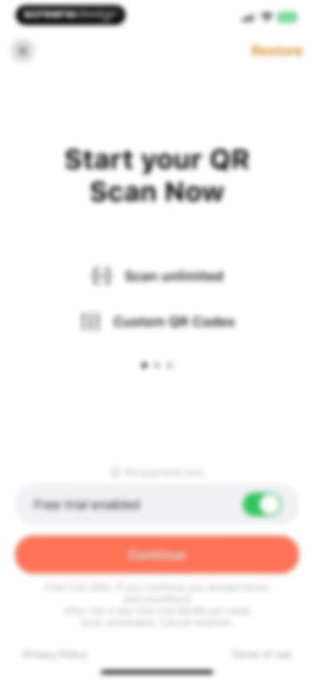 PRO QR Code Scanner screen 3
